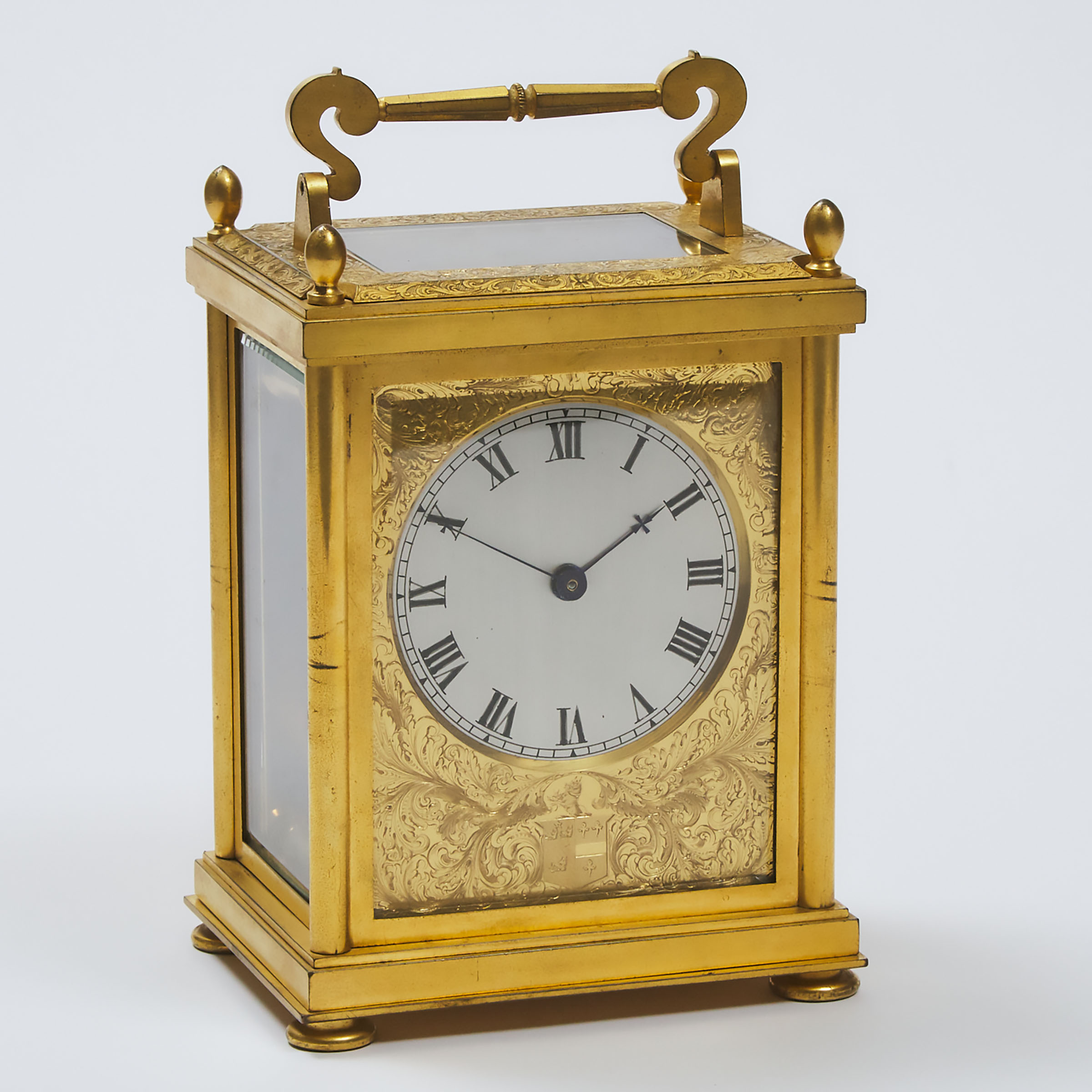 Large English Fus e Carriage Clock  3ac2d3