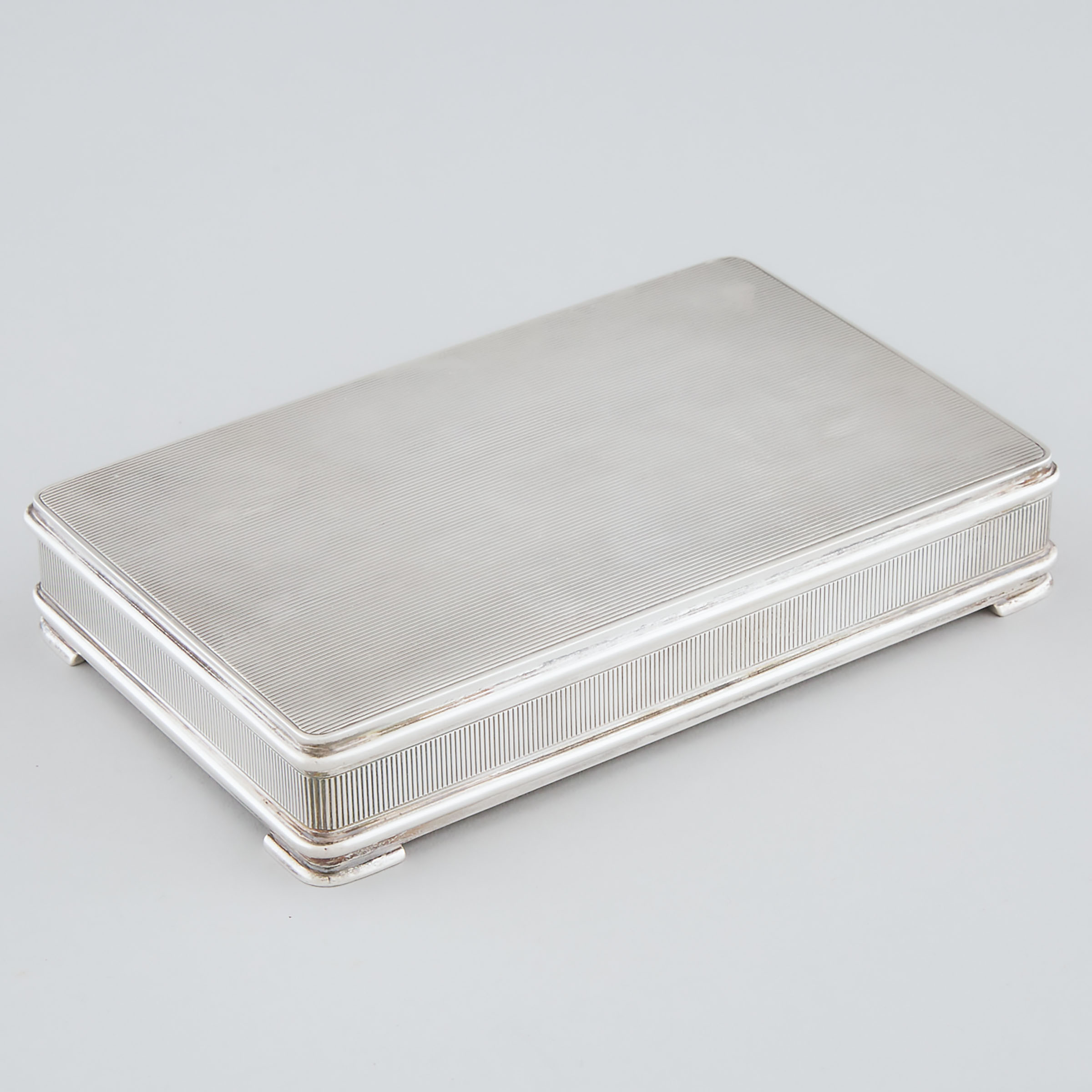 German Silver Rectangular Cigarette 3ac33d