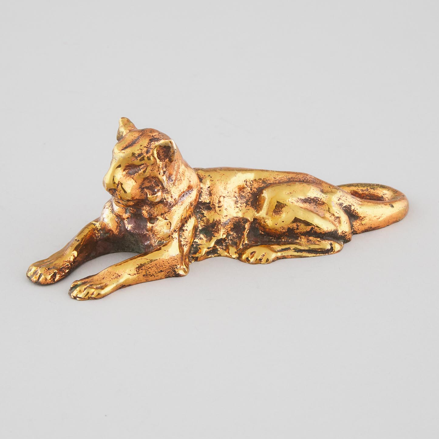 Tiffany Studios Gilt Bronze Lioness 3ac37e