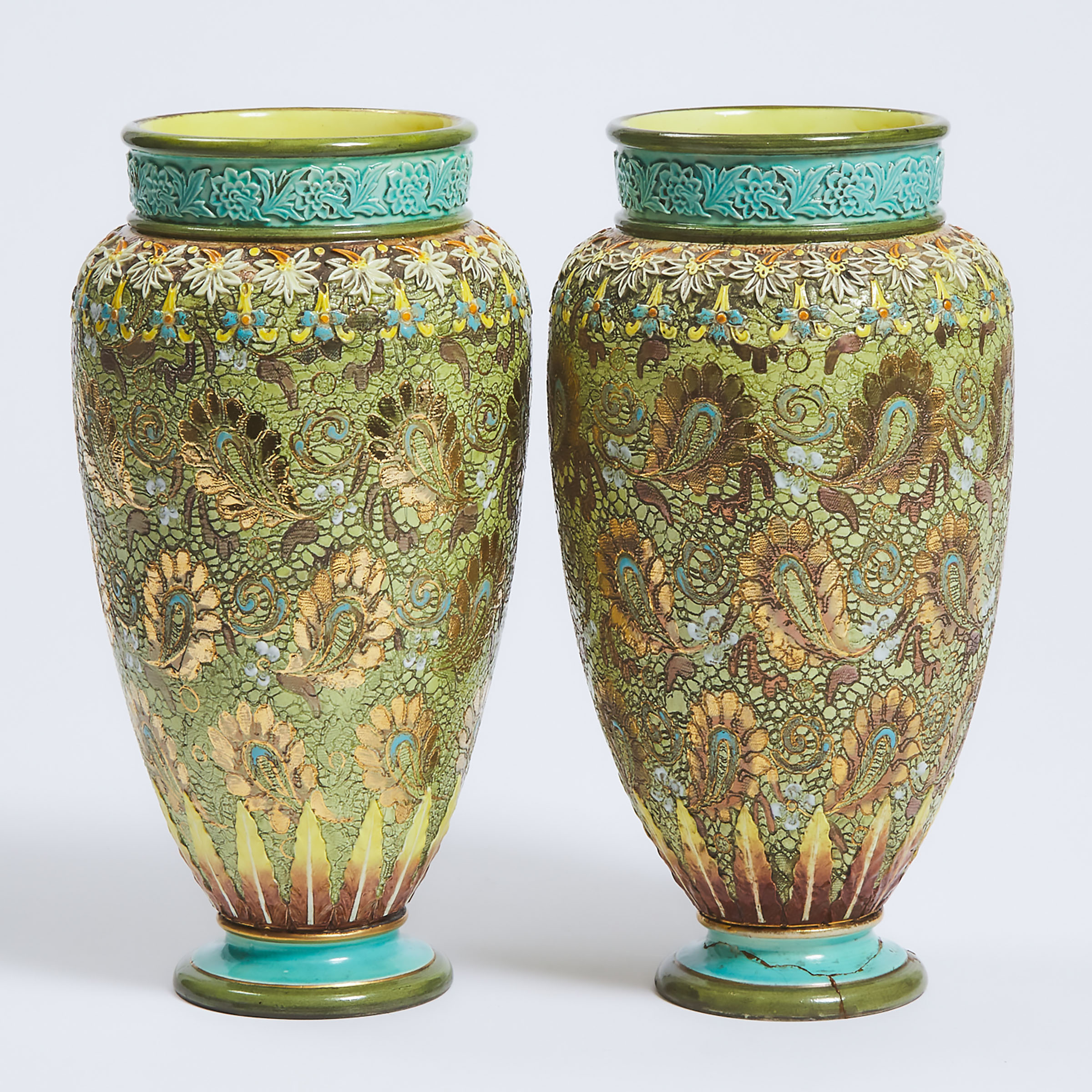 Pair of Doulton Lambeth Doulton 3ac37d