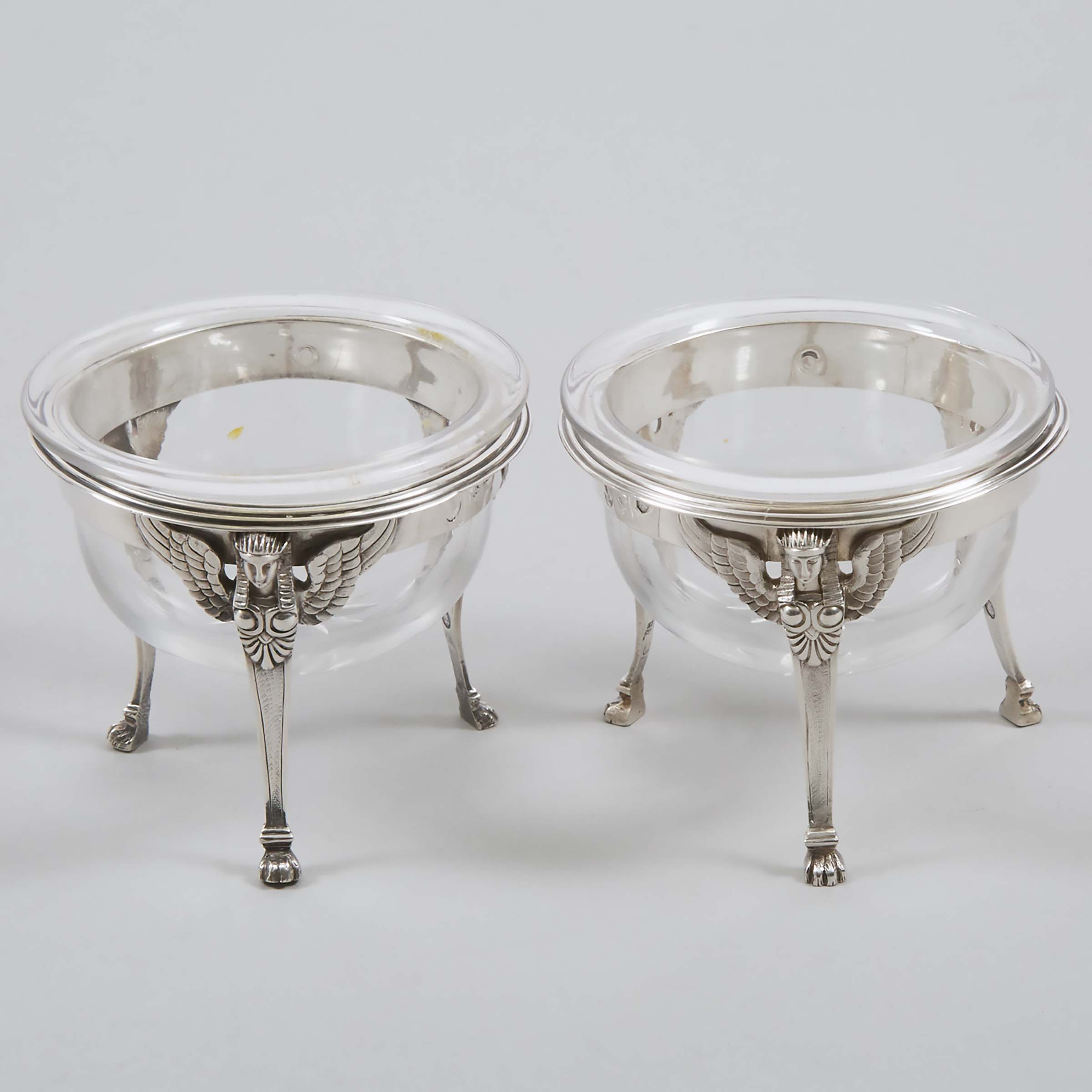 Pair of French Silver Open Salt 3ac39f