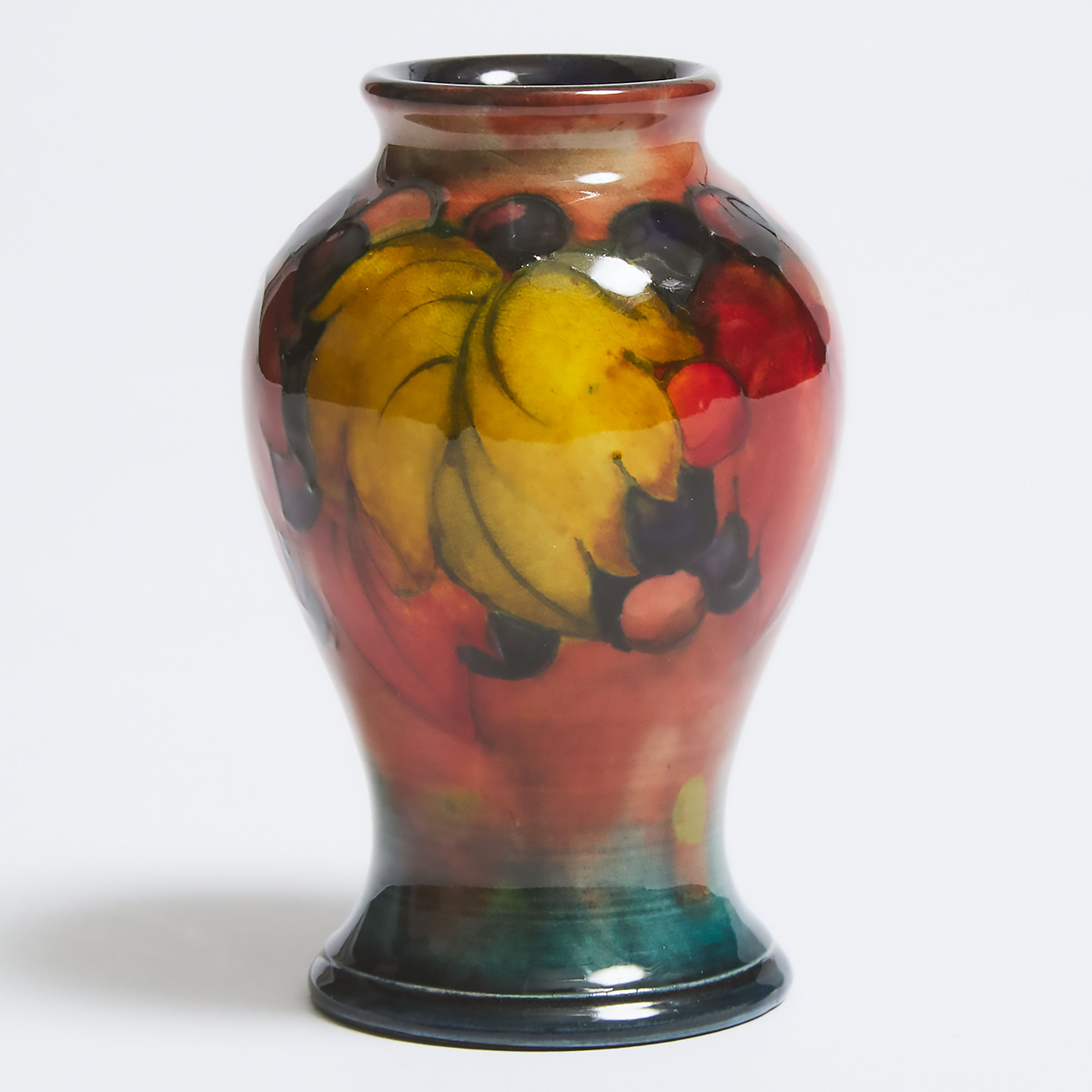 Moorcroft Flamb Grape and Leaf 3ac3ca