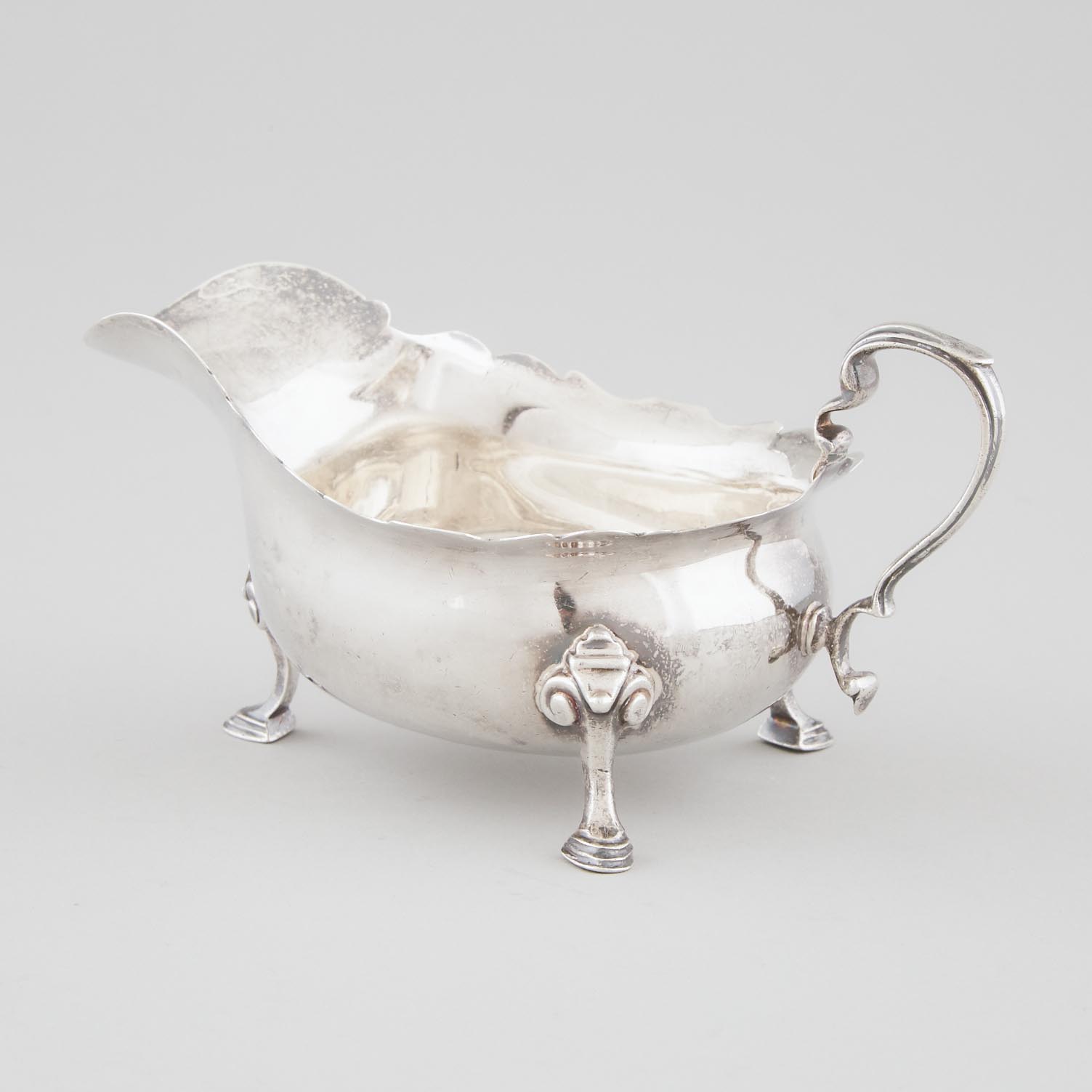 English Silver Sauce Boat Goldsmiths 3ac418