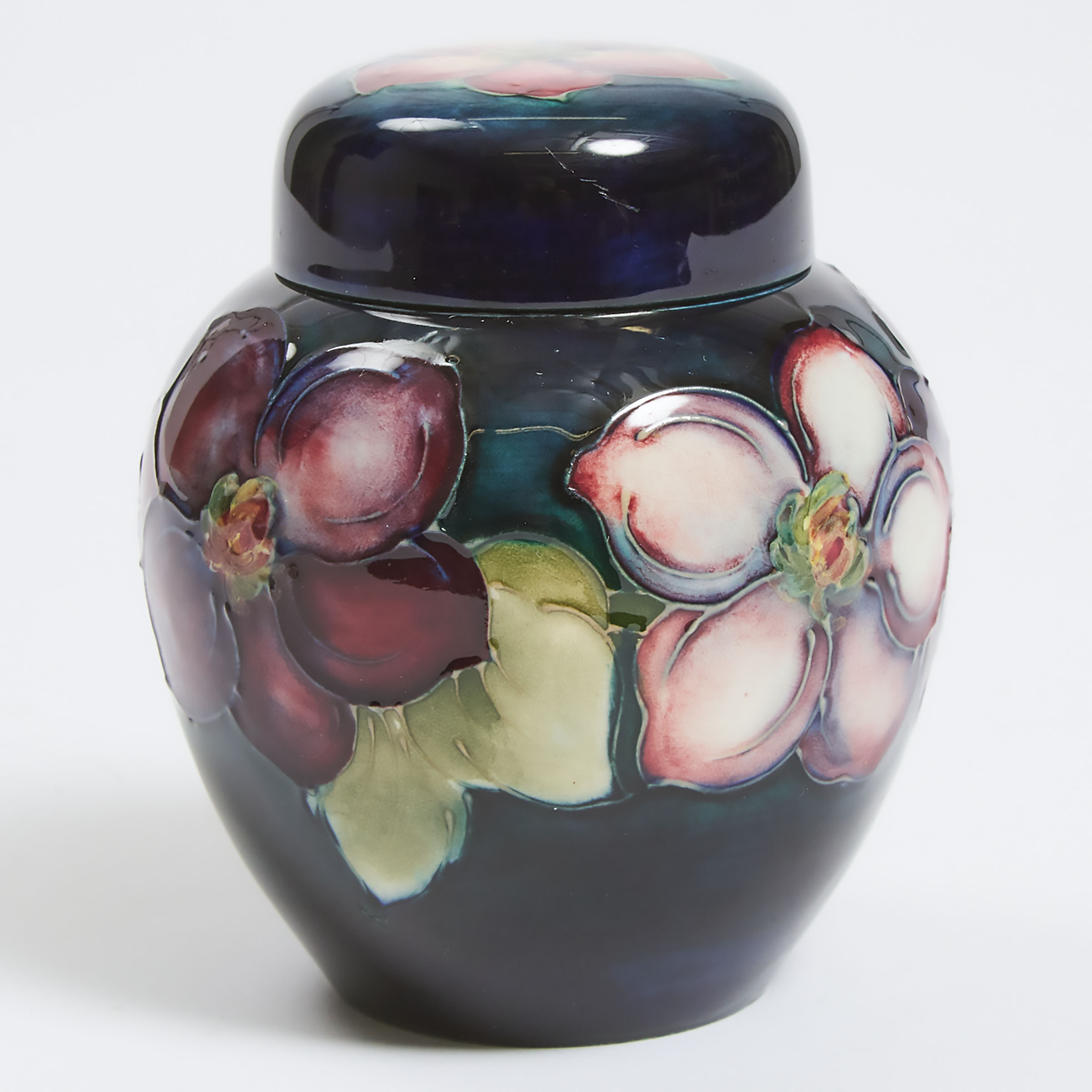 Moorcroft Clematis Covered Jar  3ac436