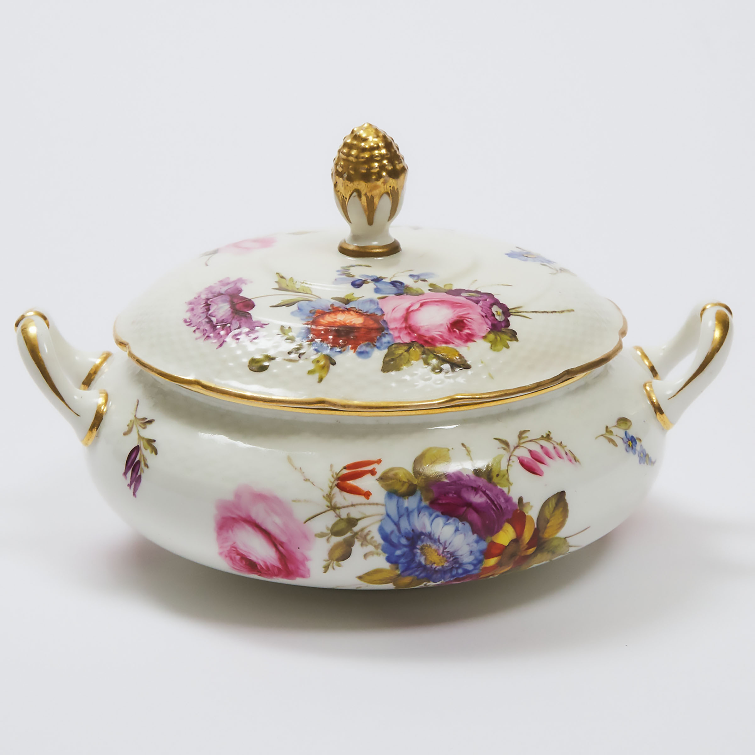 Derby Covered Bowl, c.1825   diameter