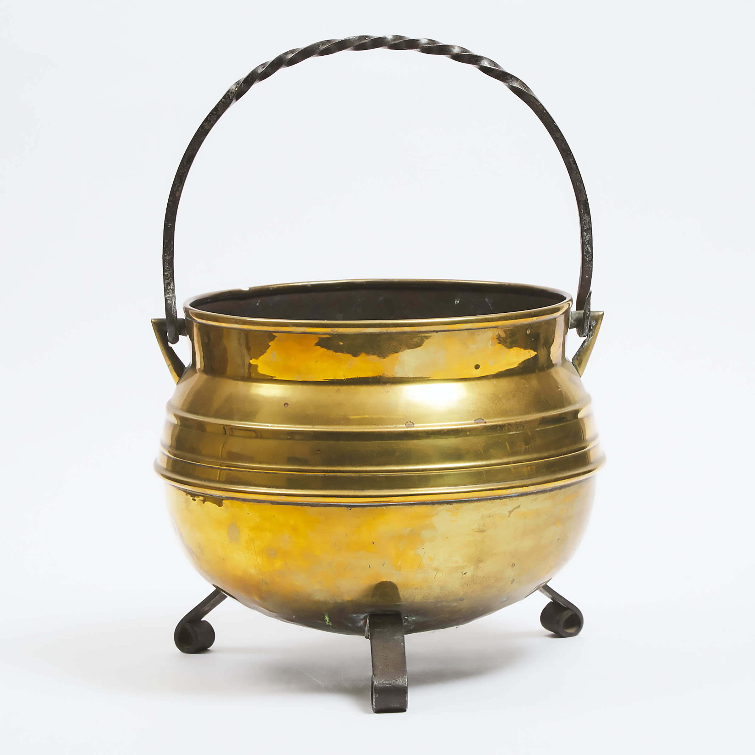 Brass Scuttle 19th century with 3ac457