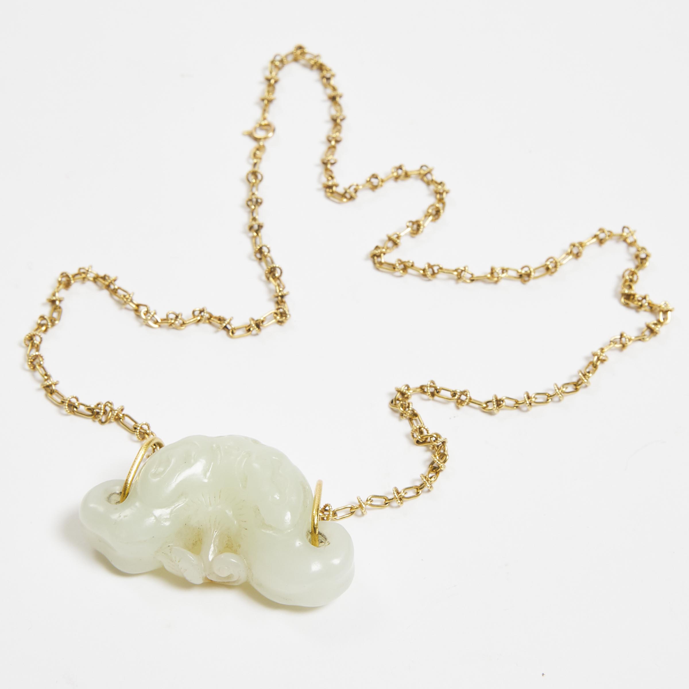 A White Jade Carving of a Water 3ac47b