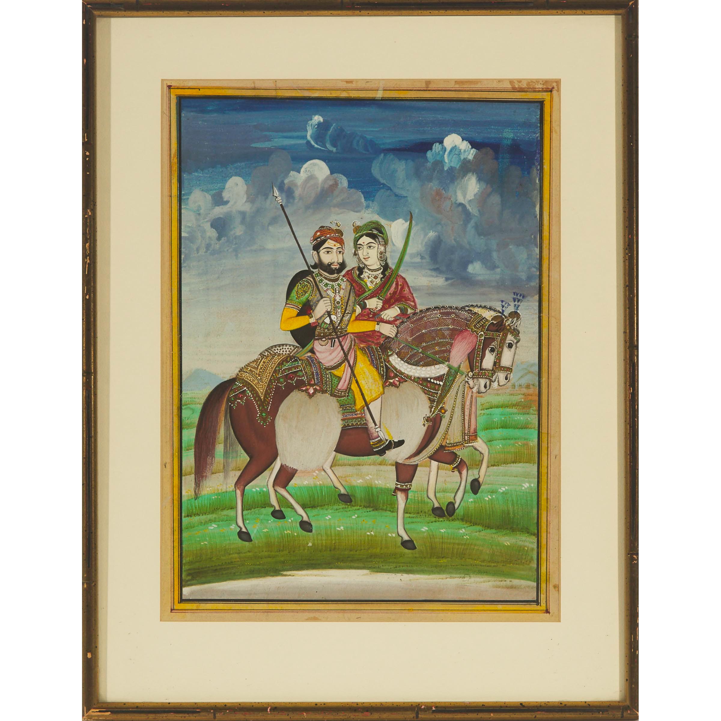 An Equestrian Portrait of Maharaja 3ac4a2