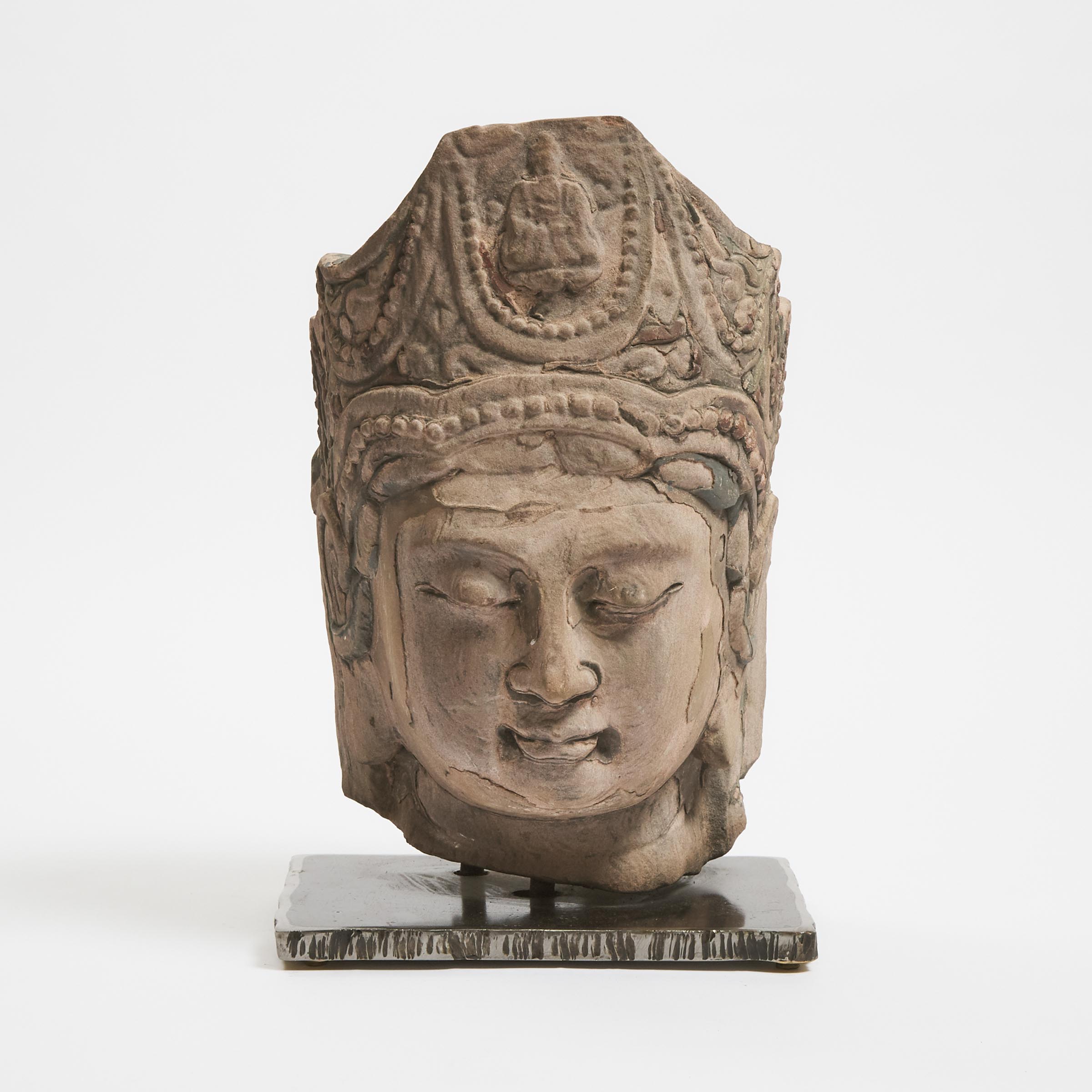 A Northern Qi Style Stone Head 3ac4a7