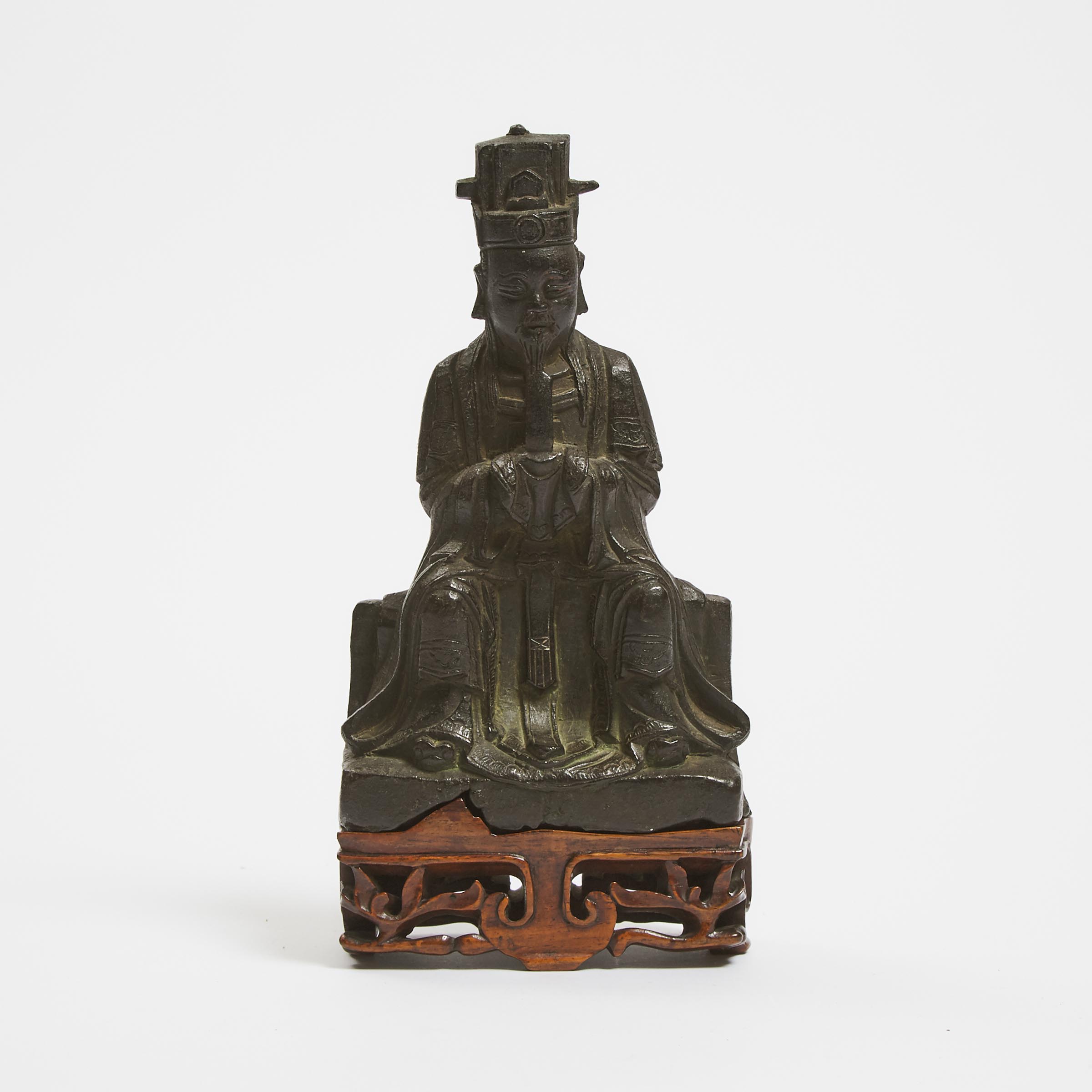 A Bronze Figure of Wenchang Ming 3ac537