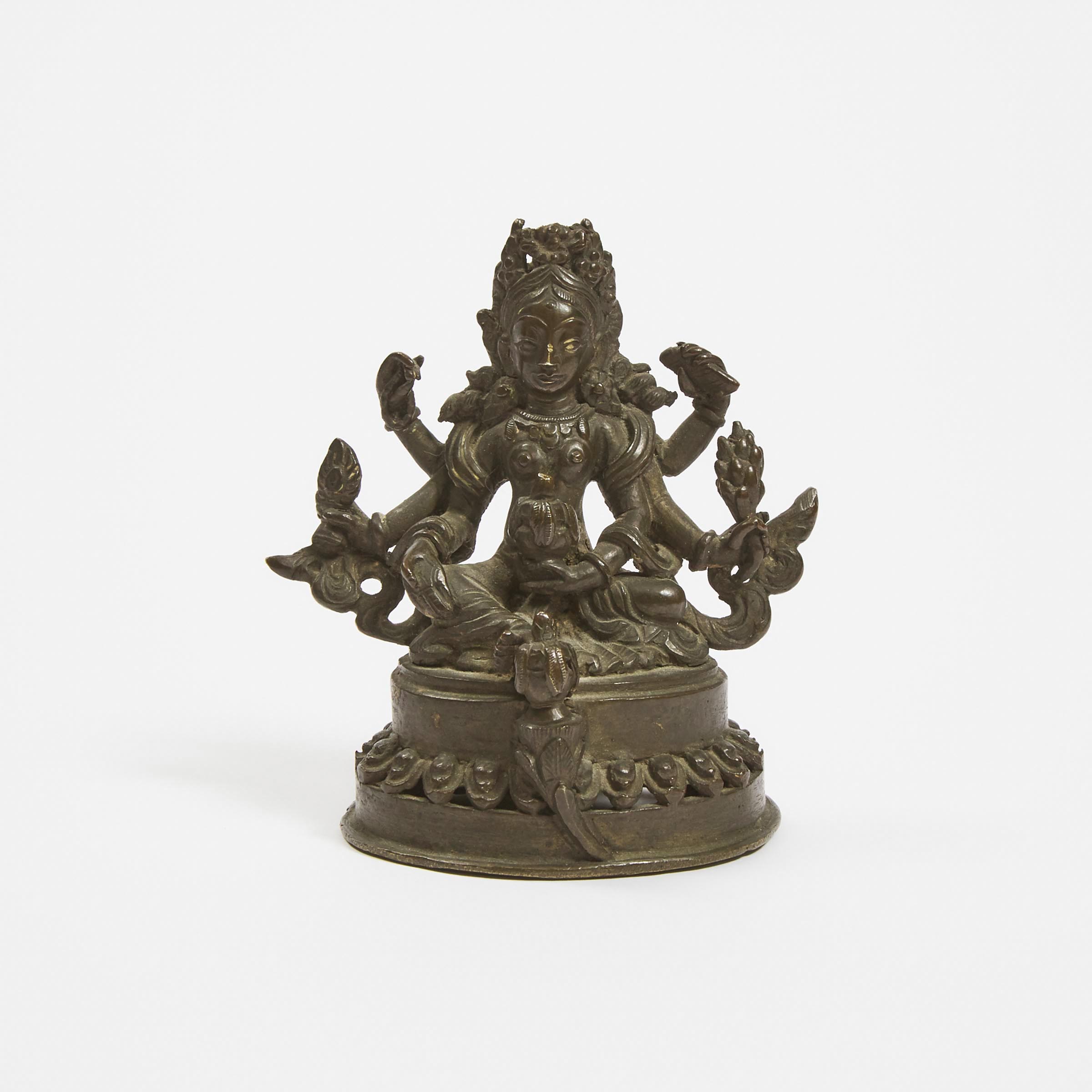 A Bronze Figure of Vasudhara, Nepal,