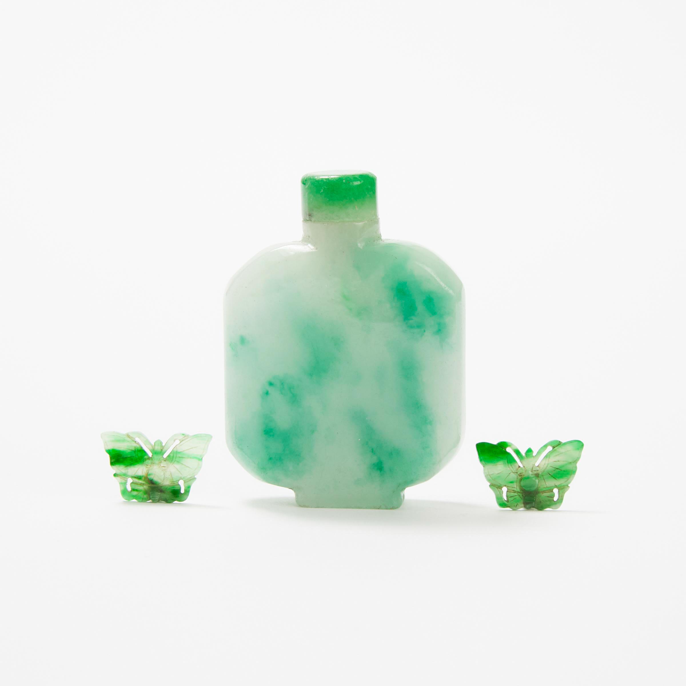 A Jadeite Snuff Bottle Mid 20th 3ac58a