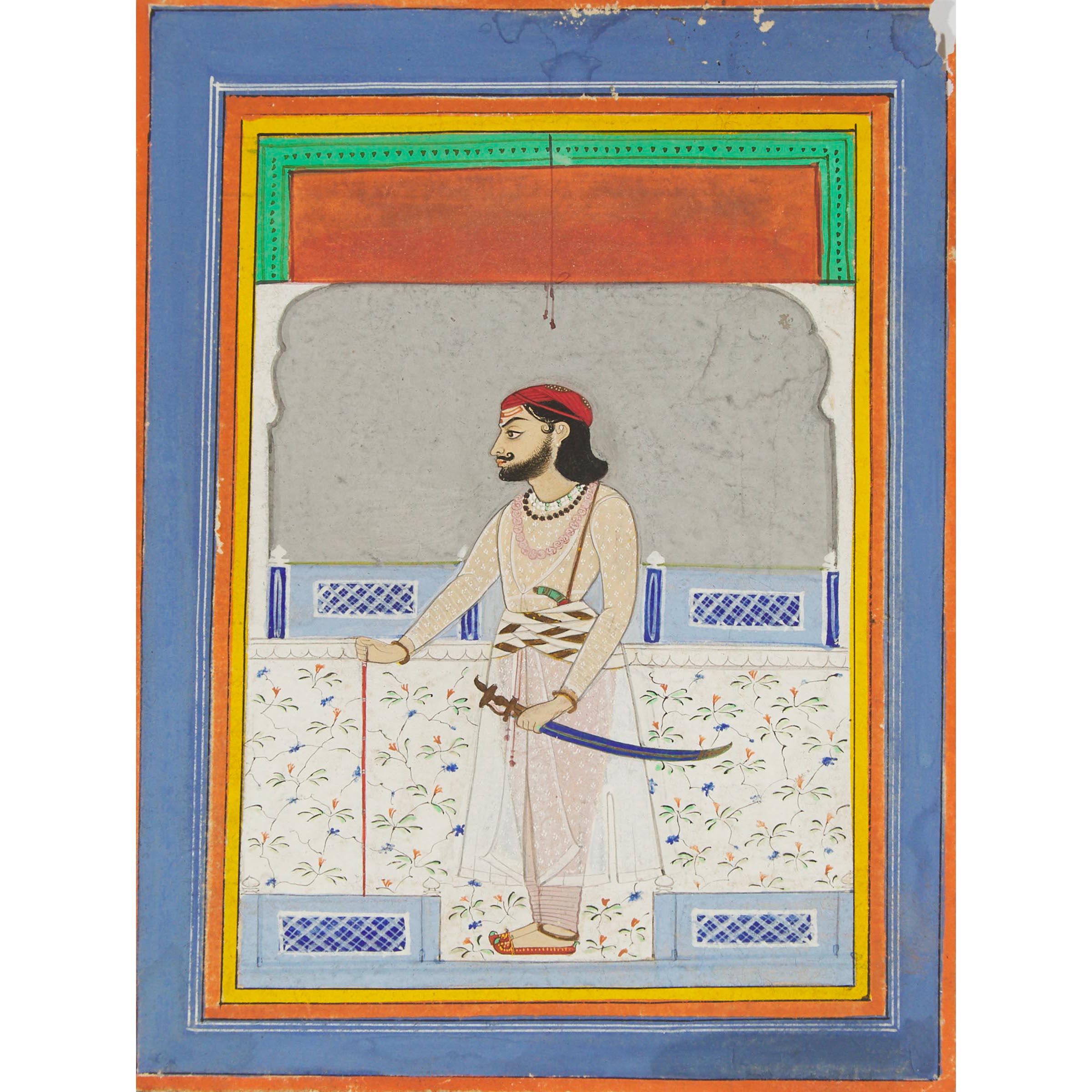 An Indian Portrait of a Prince  3ac595