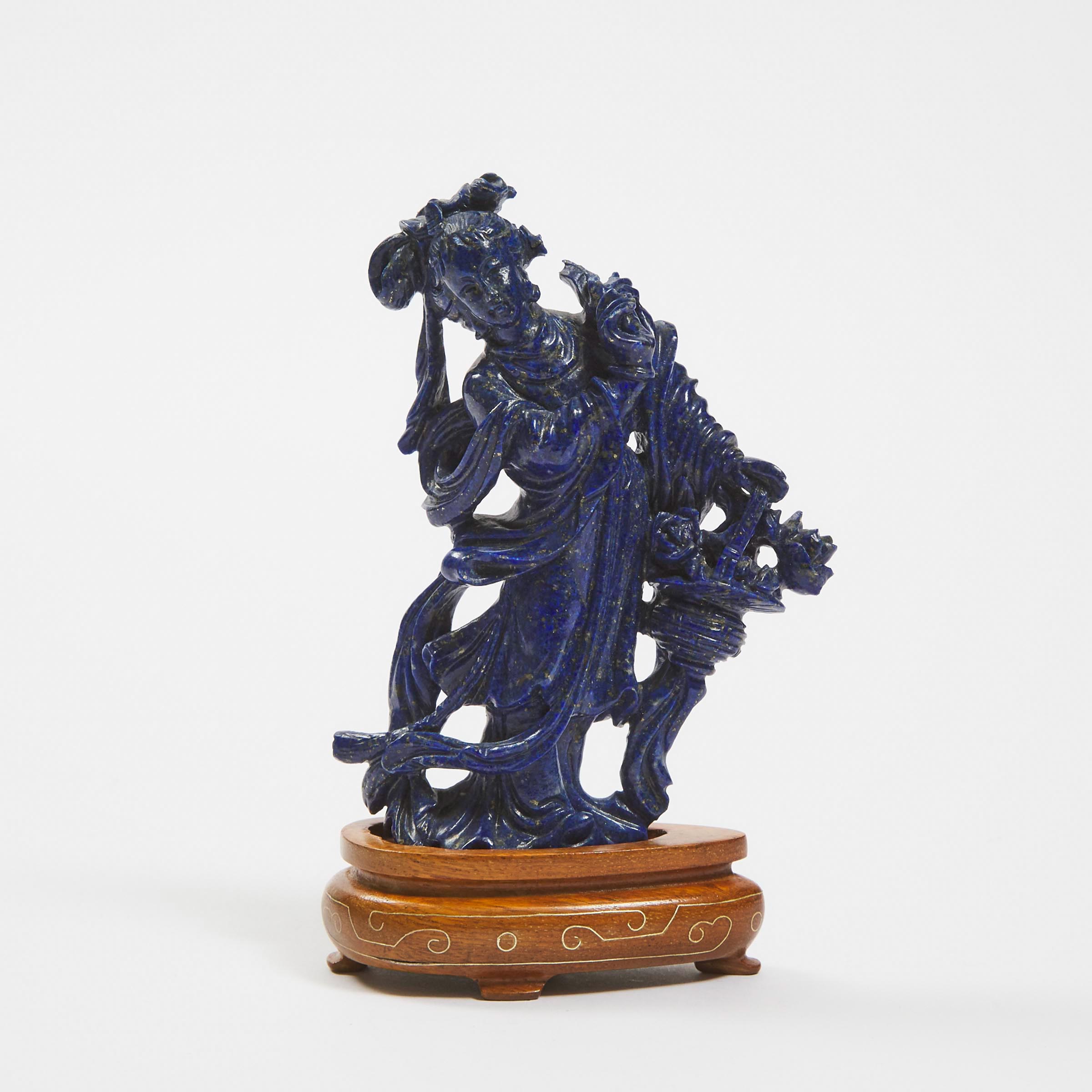 A Chinese Lapis Lazuli Carving