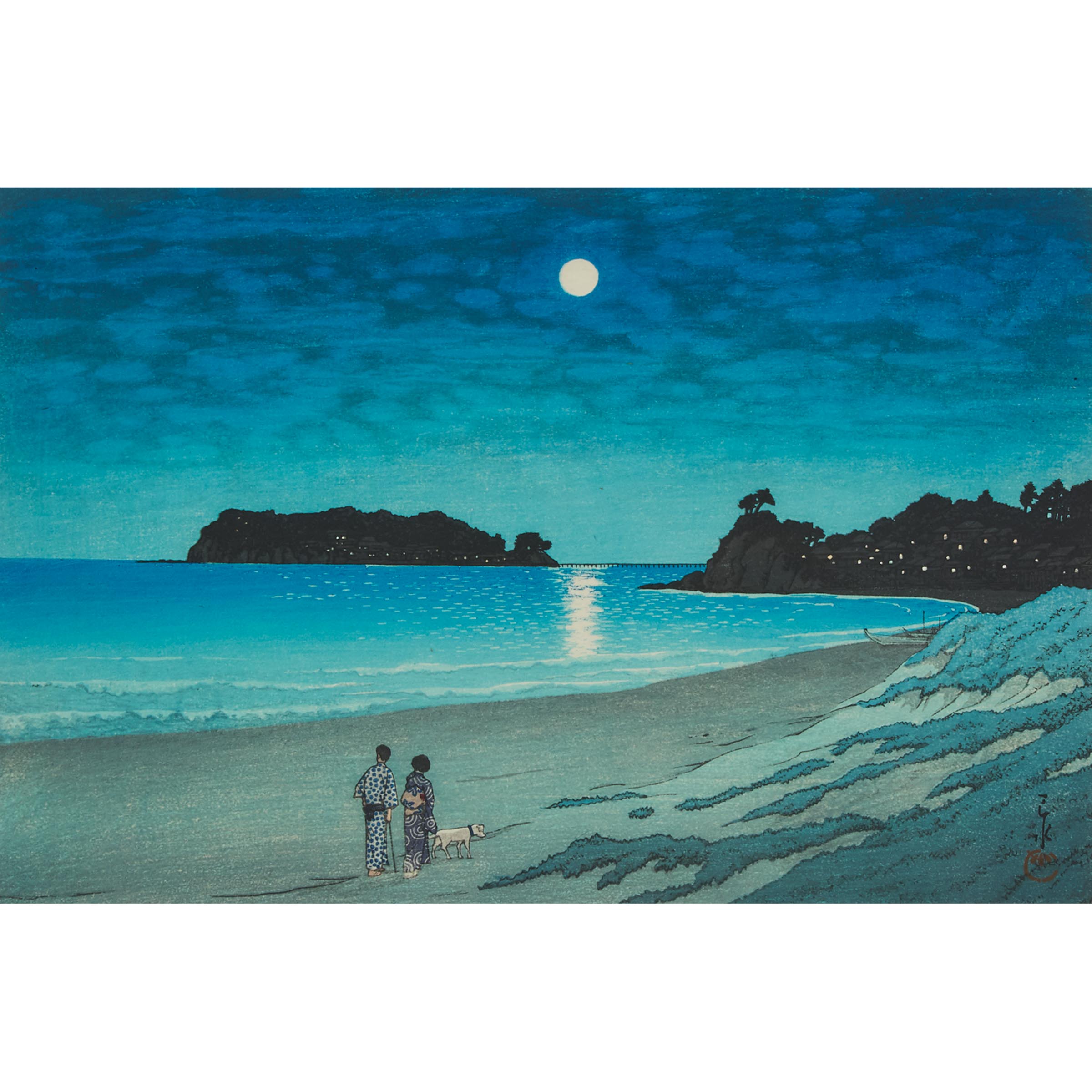 Kawase Hasui (1883-1957), Moonlight