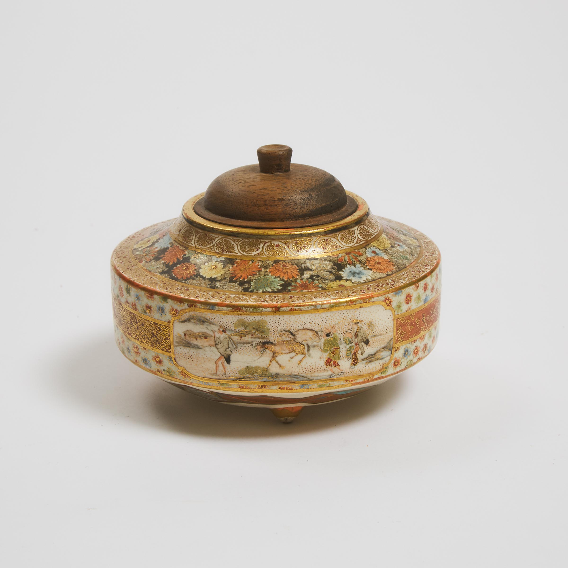 A Small Satsuma Censer Meiji Period  3ac5a0