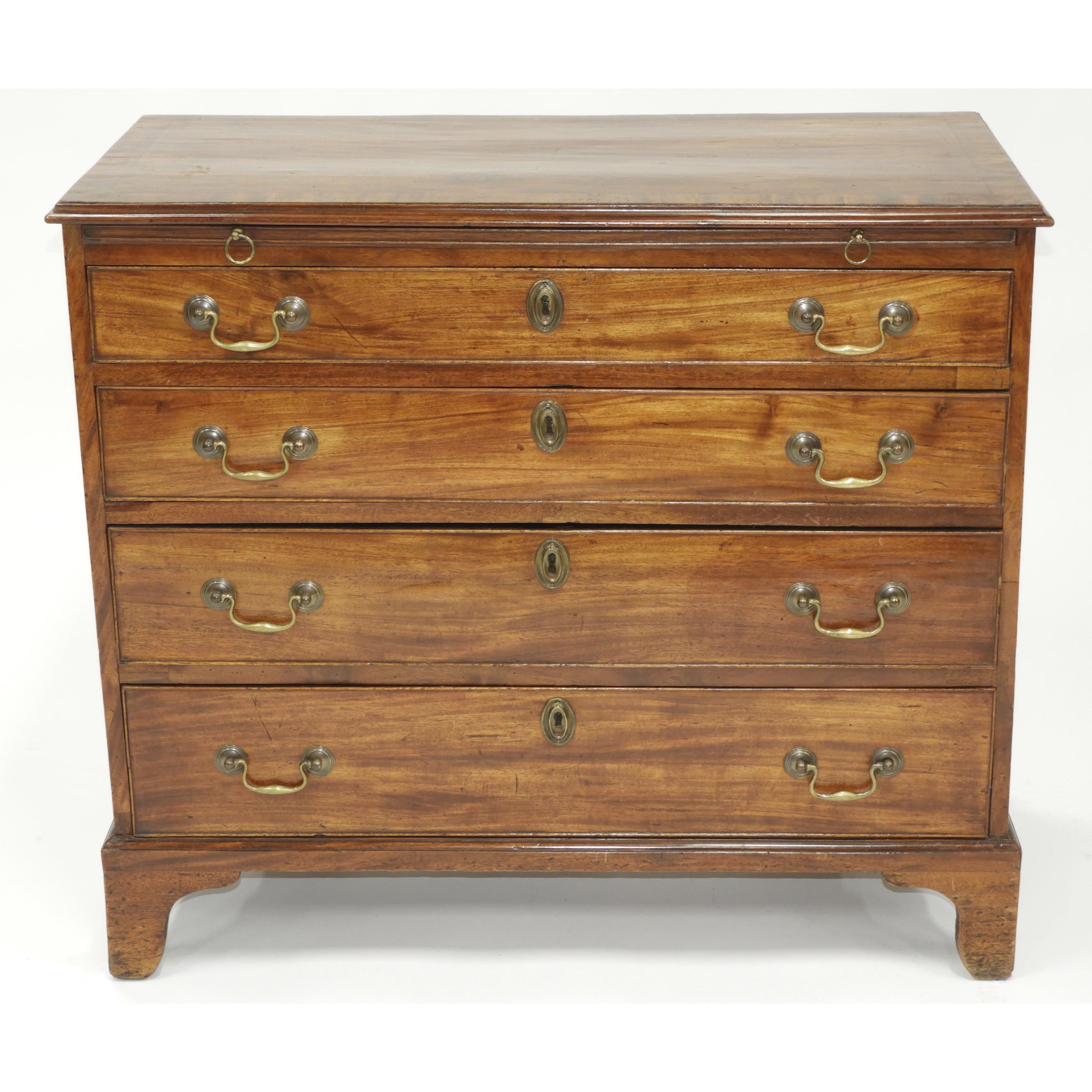 Georgian Crossbanded Mahogany Chest