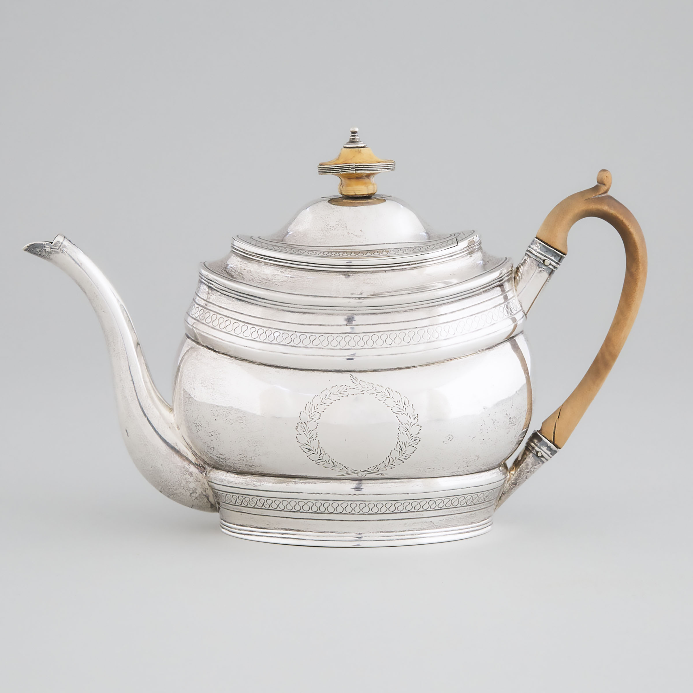 George III Silver Teapot Robert 3ac649