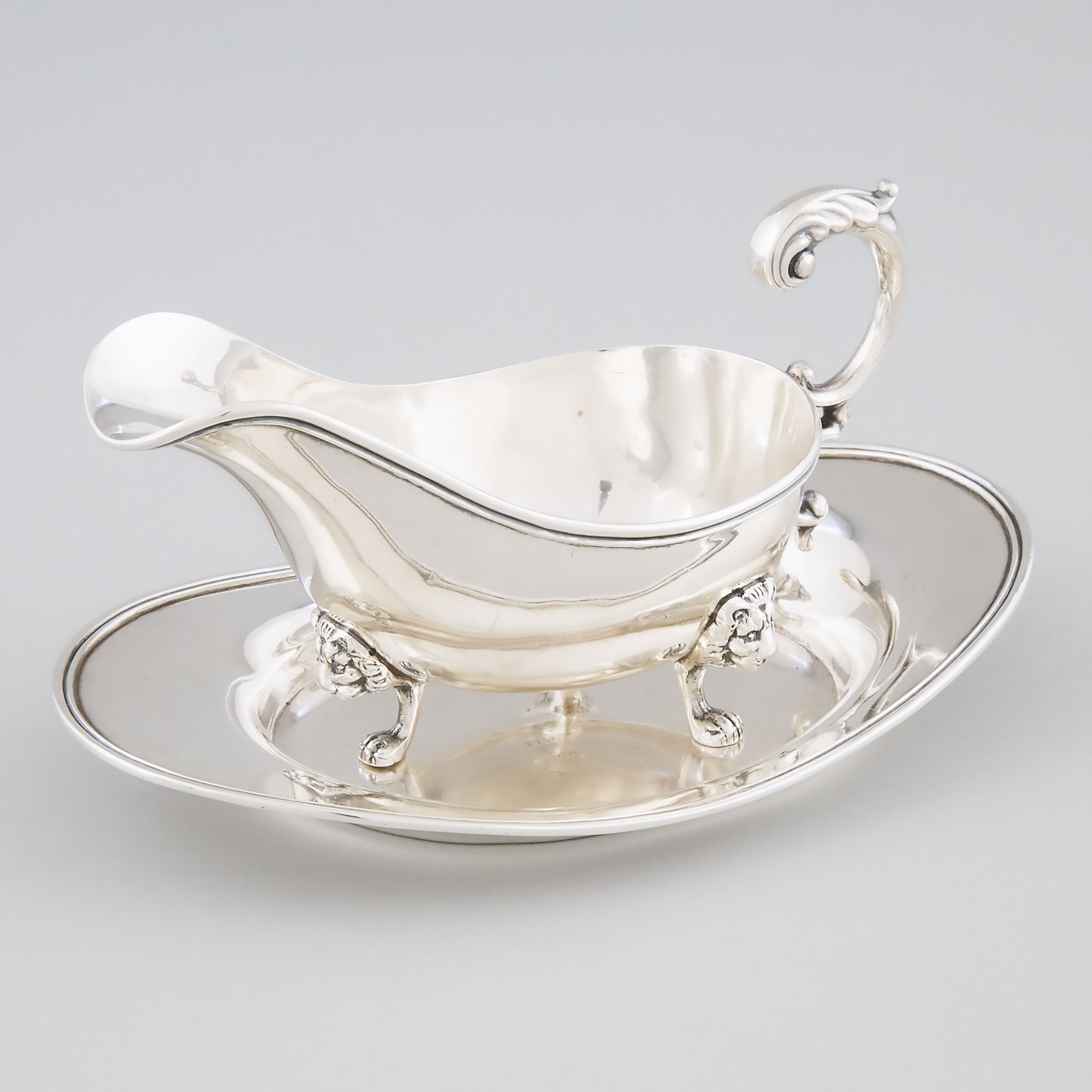 Canadian Silver Sauce Boat and
