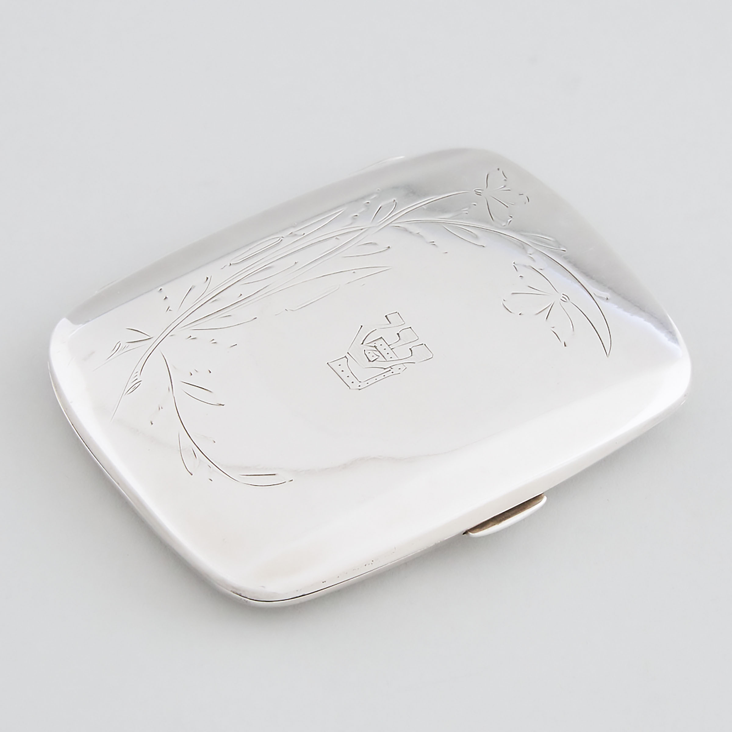 Polish Silver Cigarette Case, Warsaw,