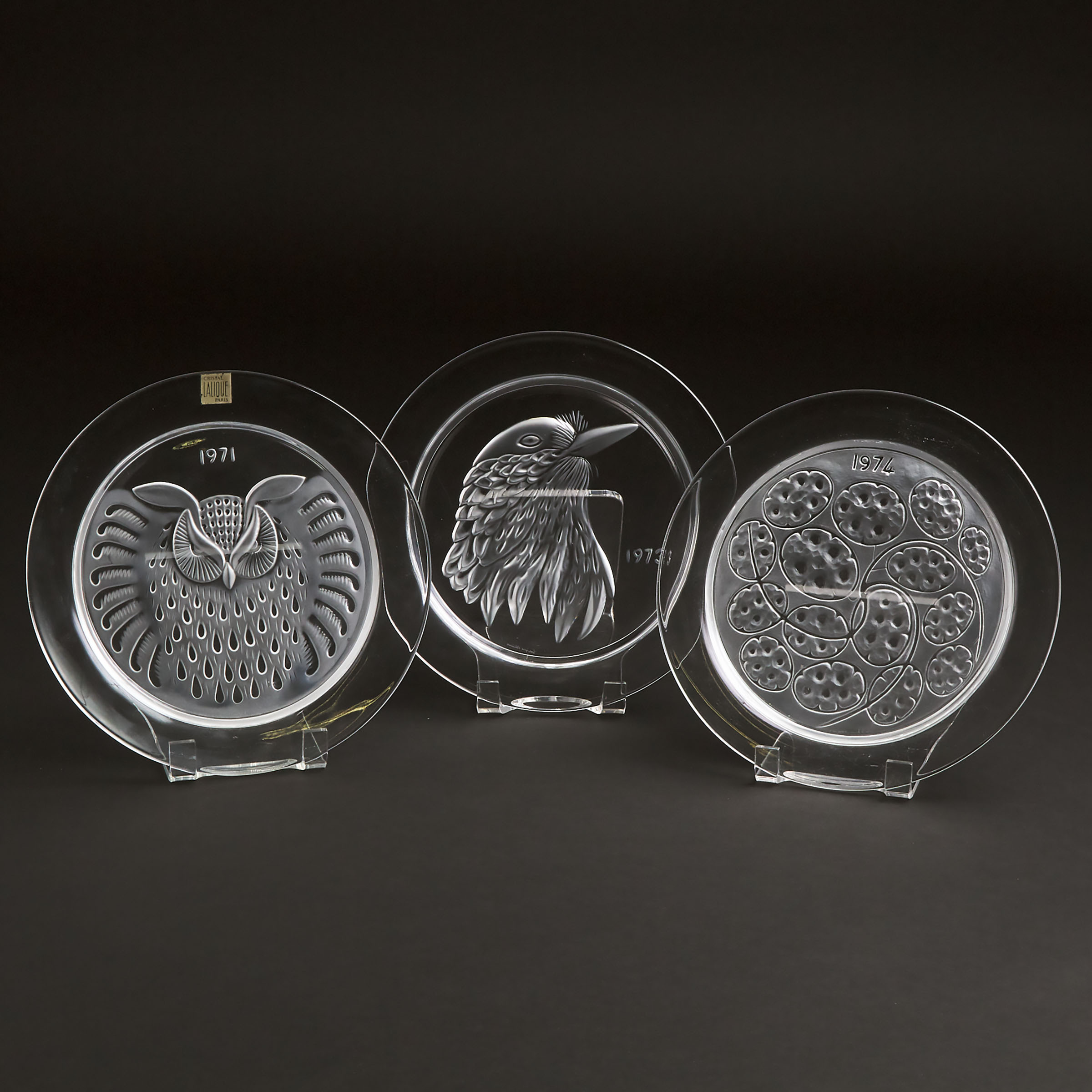 Three Lalique Annual Collectors  3ac6d9