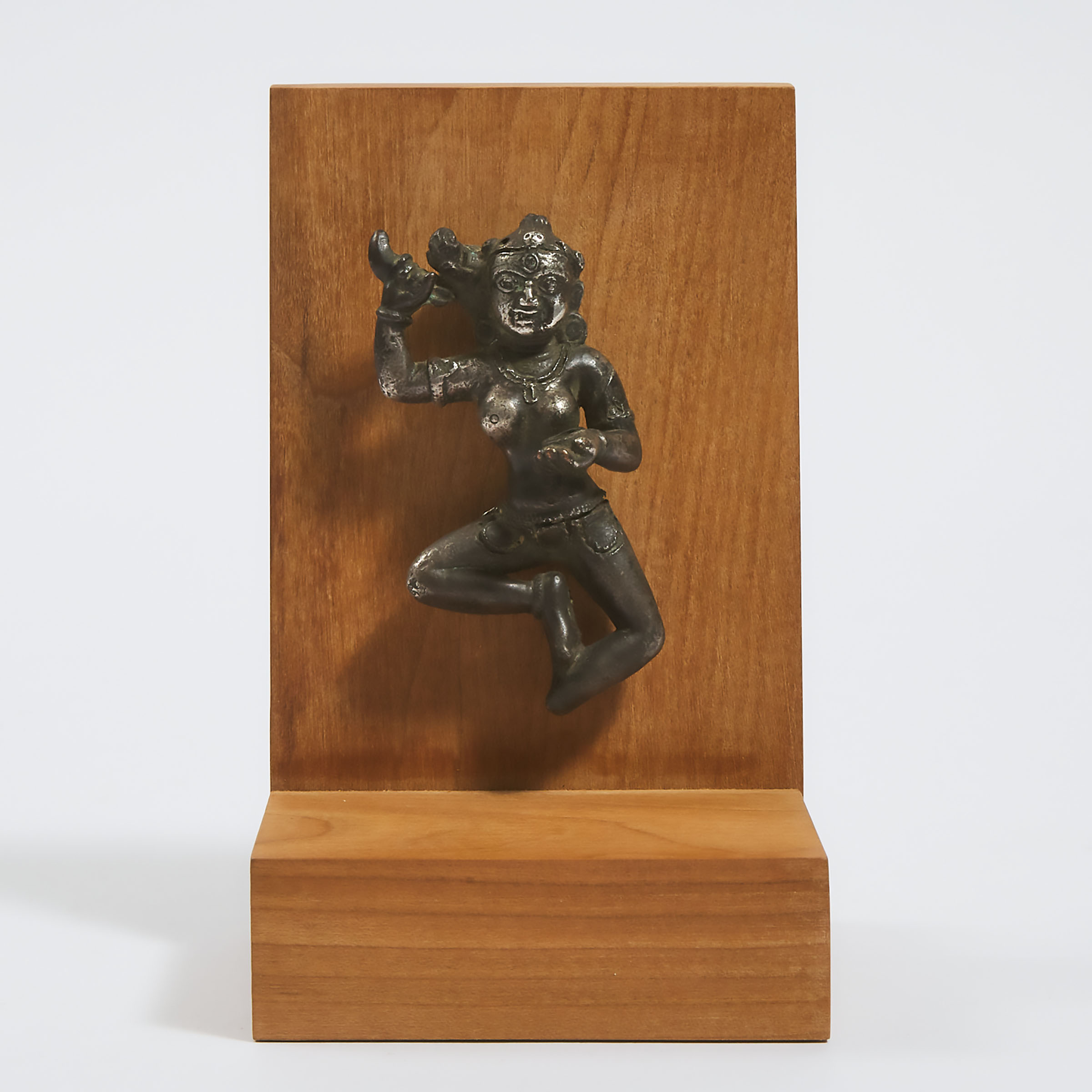 A Silvered Bronze Figure of Vajravarahi,