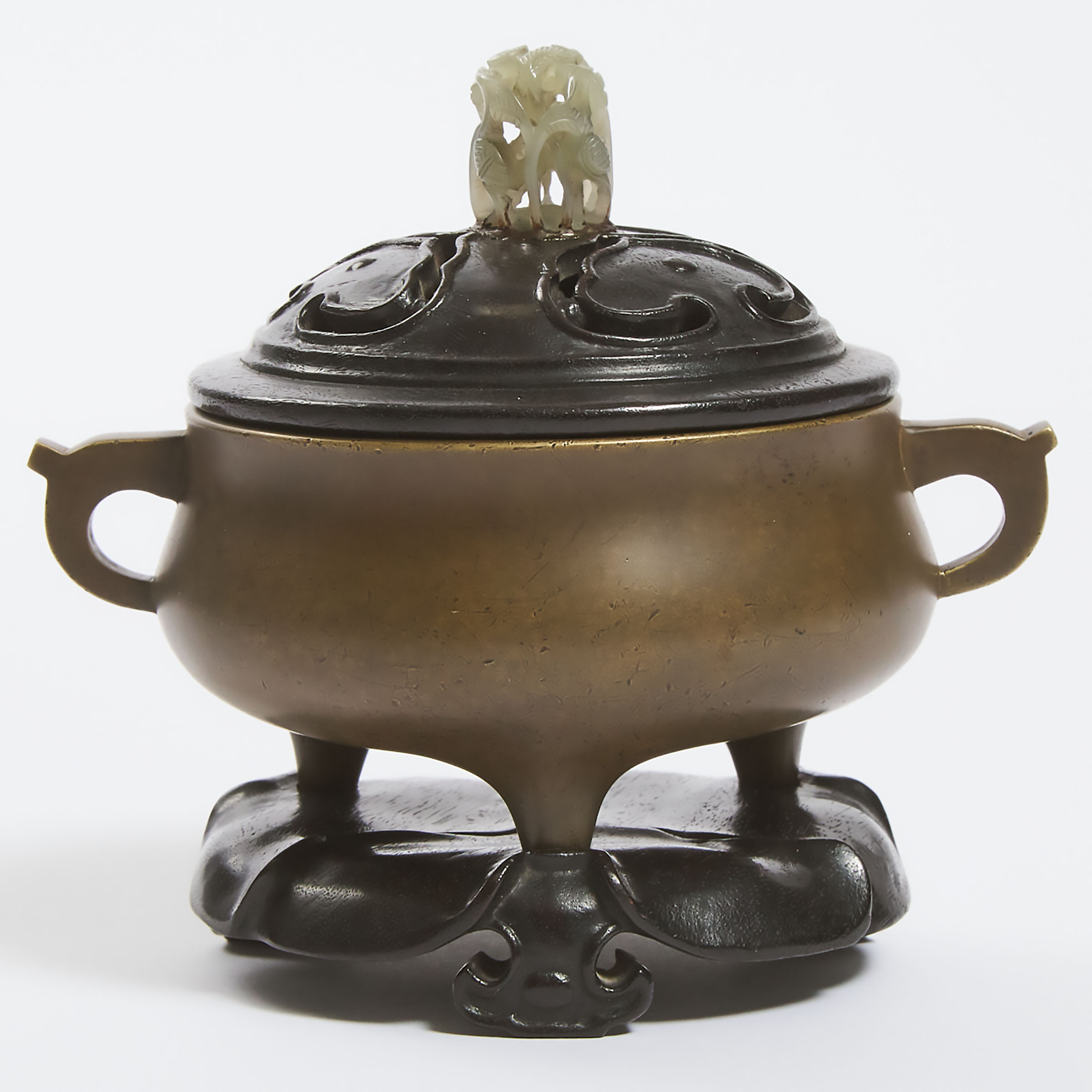 A Bronze Censer and Cover ?????