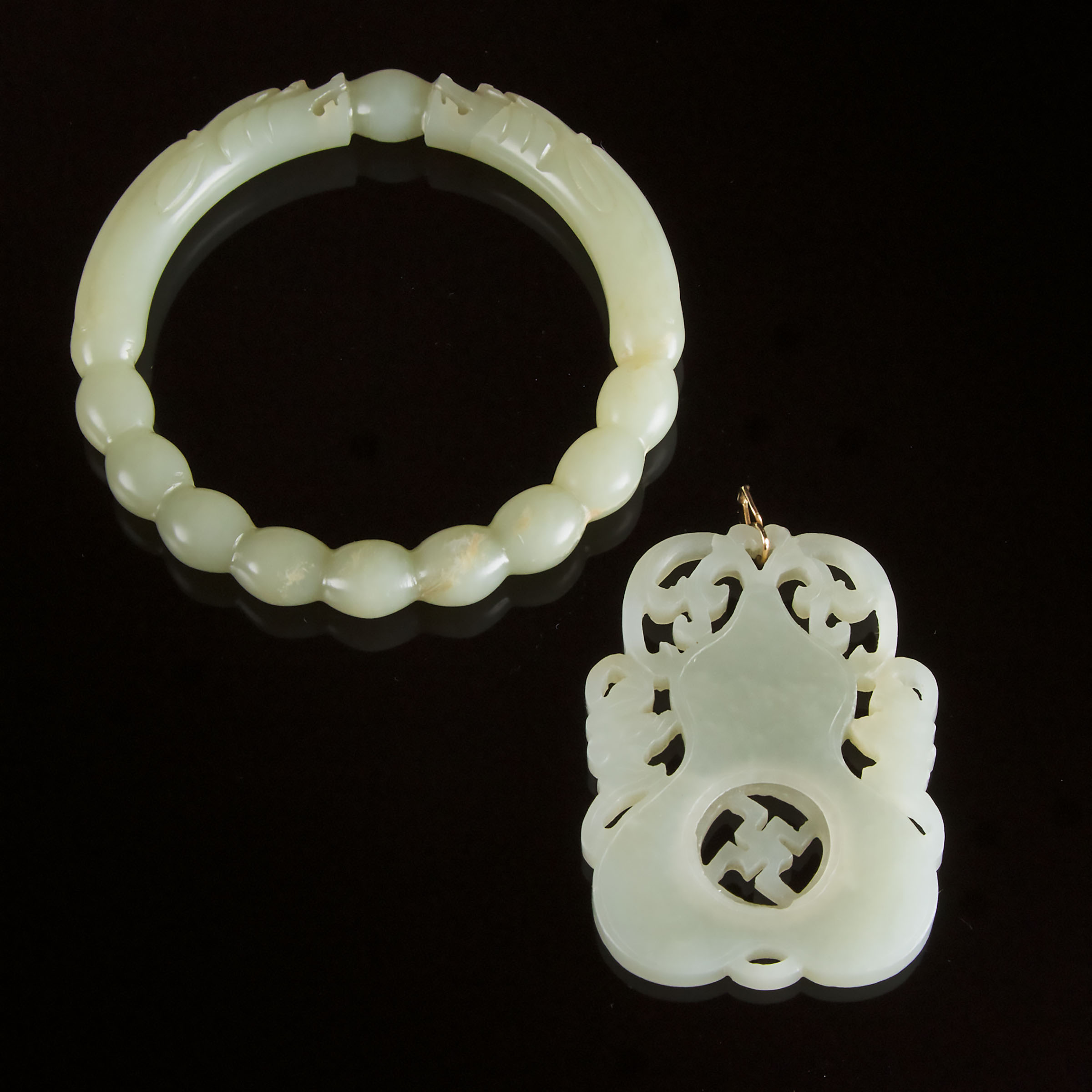 A White Jade Pendant, Together