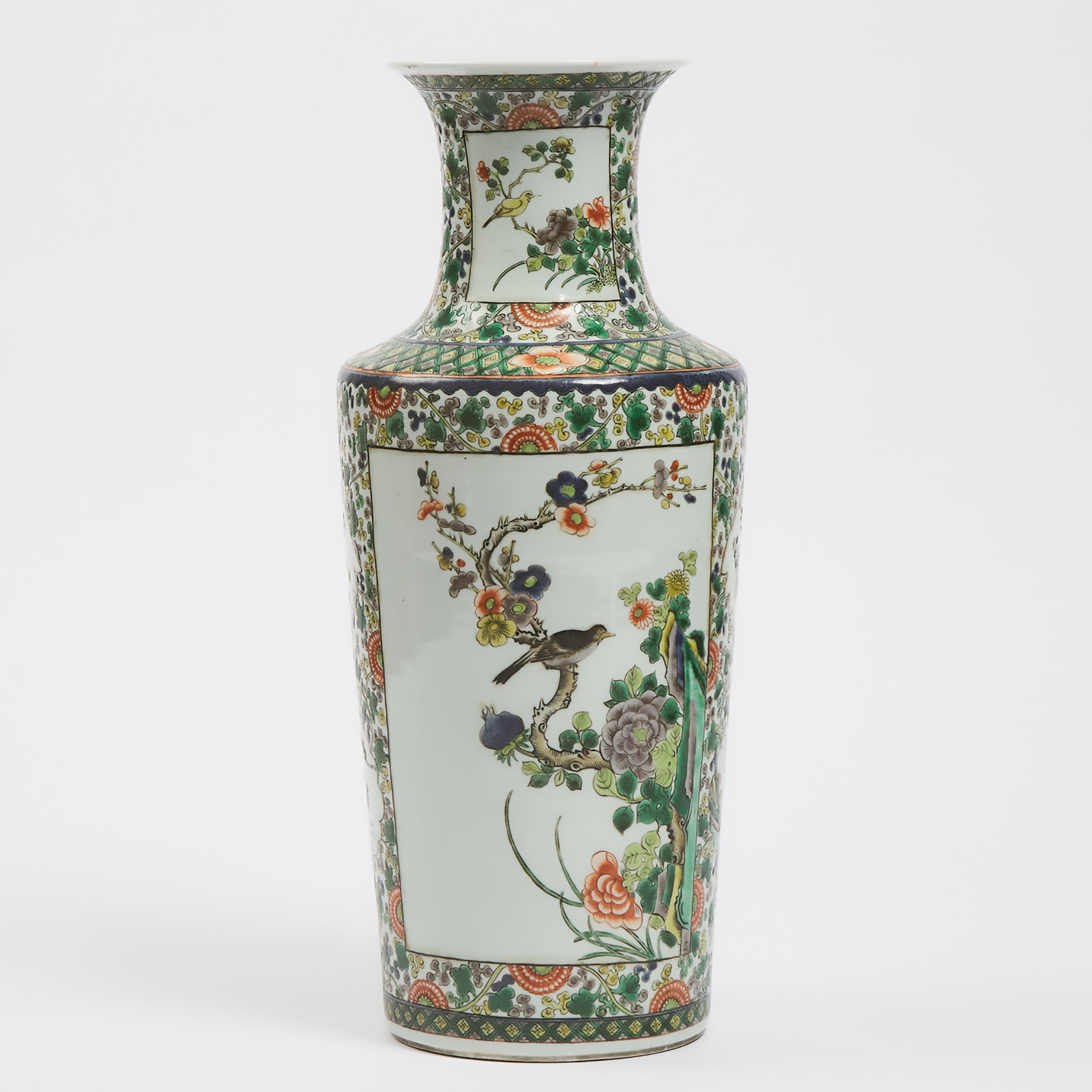 A Chinese Wucai Birds and Flowers  3ac799