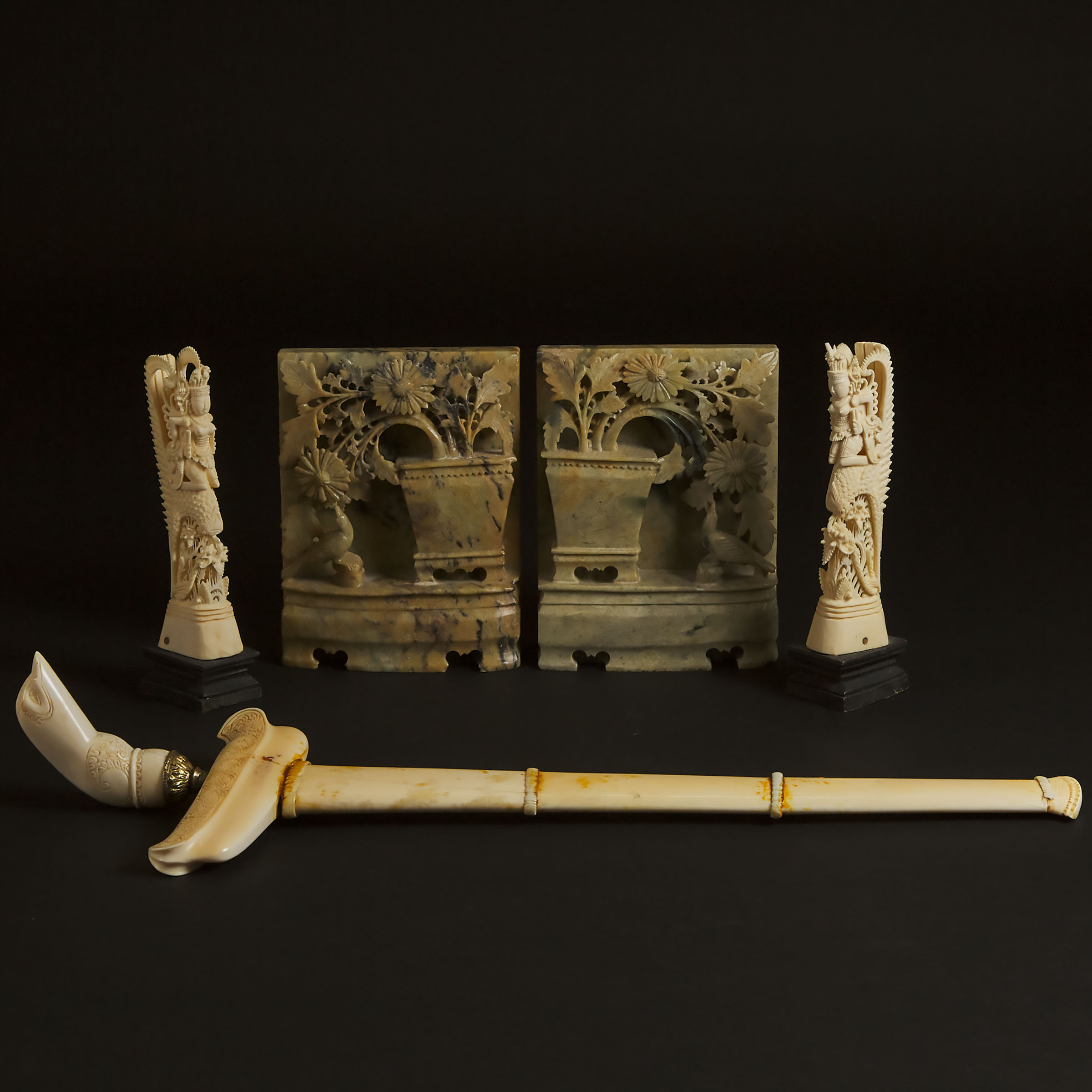 A Balinese Ivory Kris Dagger Together 3ac79d