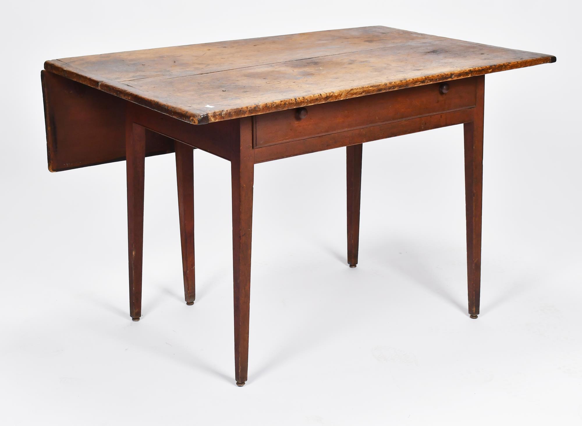 19TH C COUNTRY WORK TABLE WITH 3ac87f