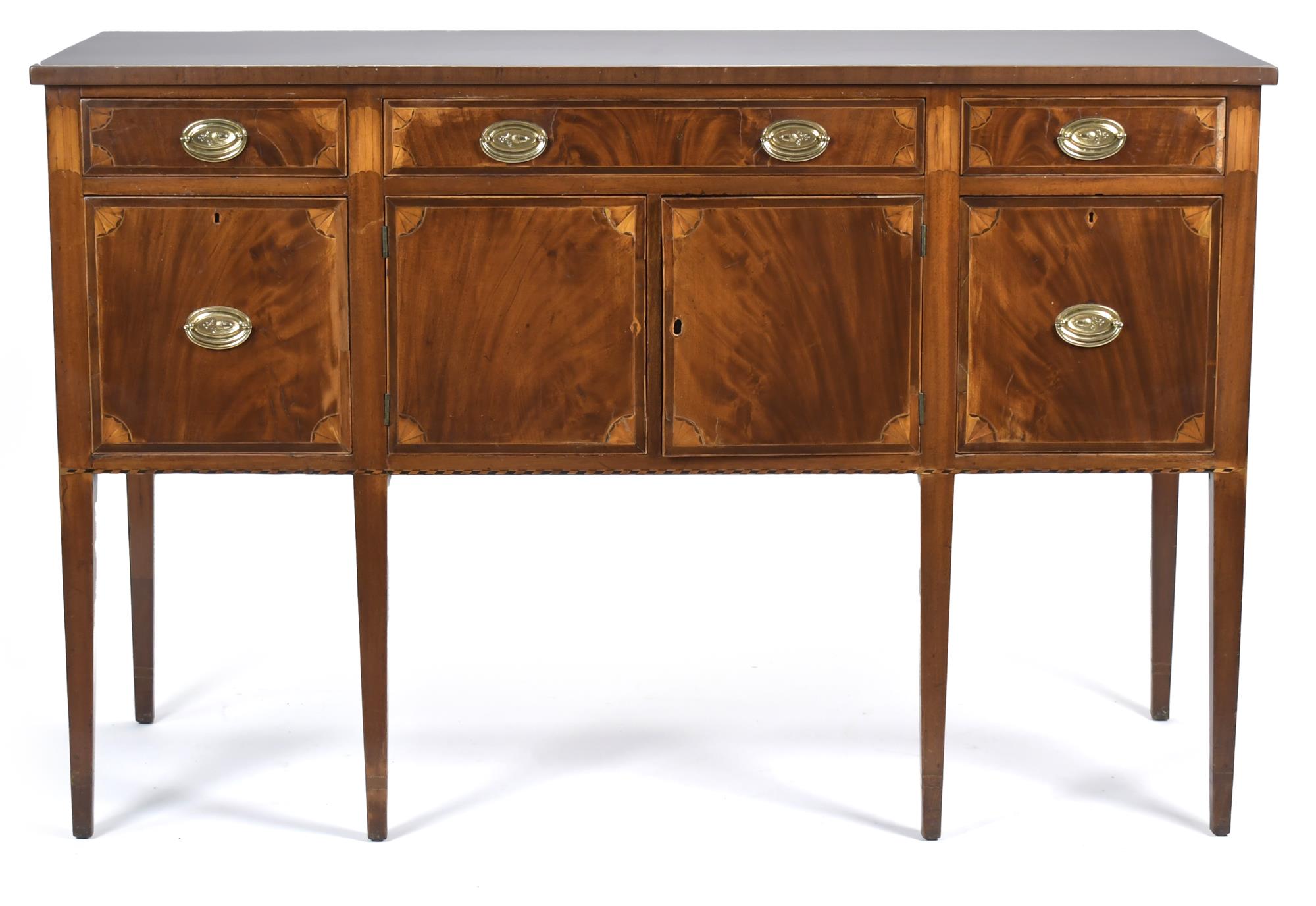 FEDERAL NY MAHOGANY INLAID SIDEBOARD.