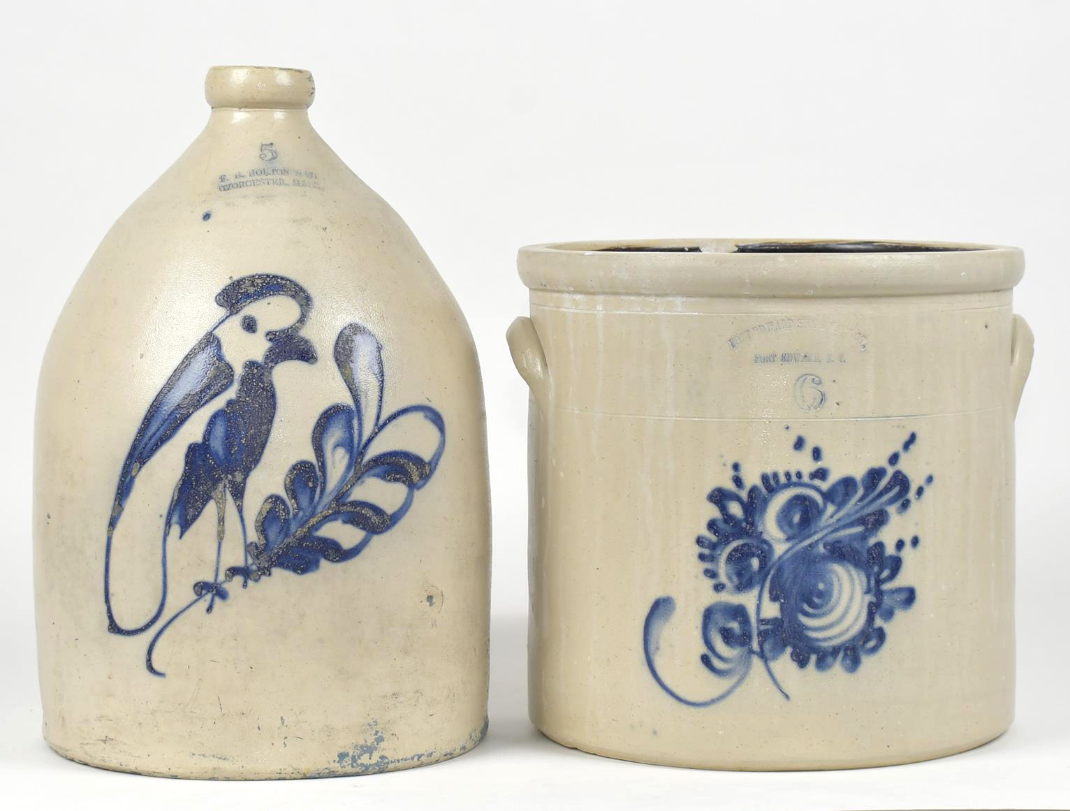 DECORATED STONEWARE, FORT EDWARD