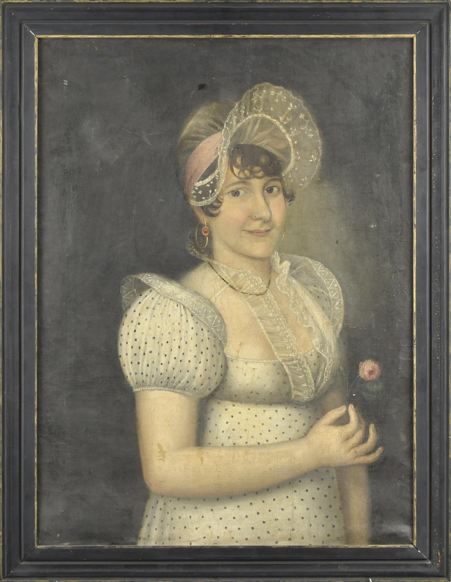 EARLY 19TH C. OIL, PORTRAIT OF