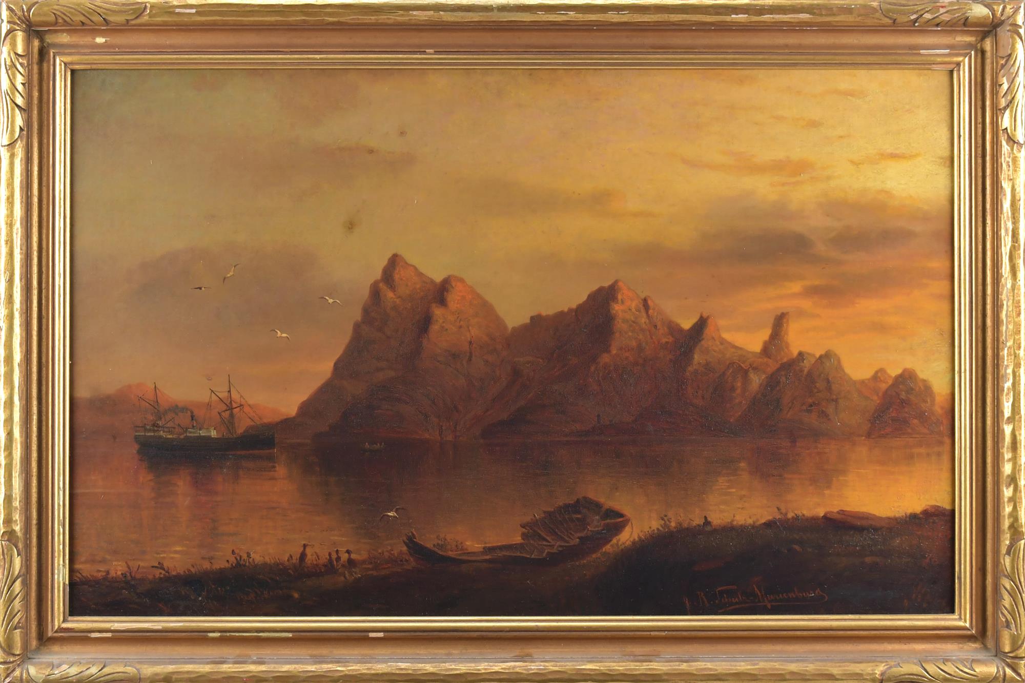 J. R. SCHULZ-MARIENBURG 1878,  OIL ON