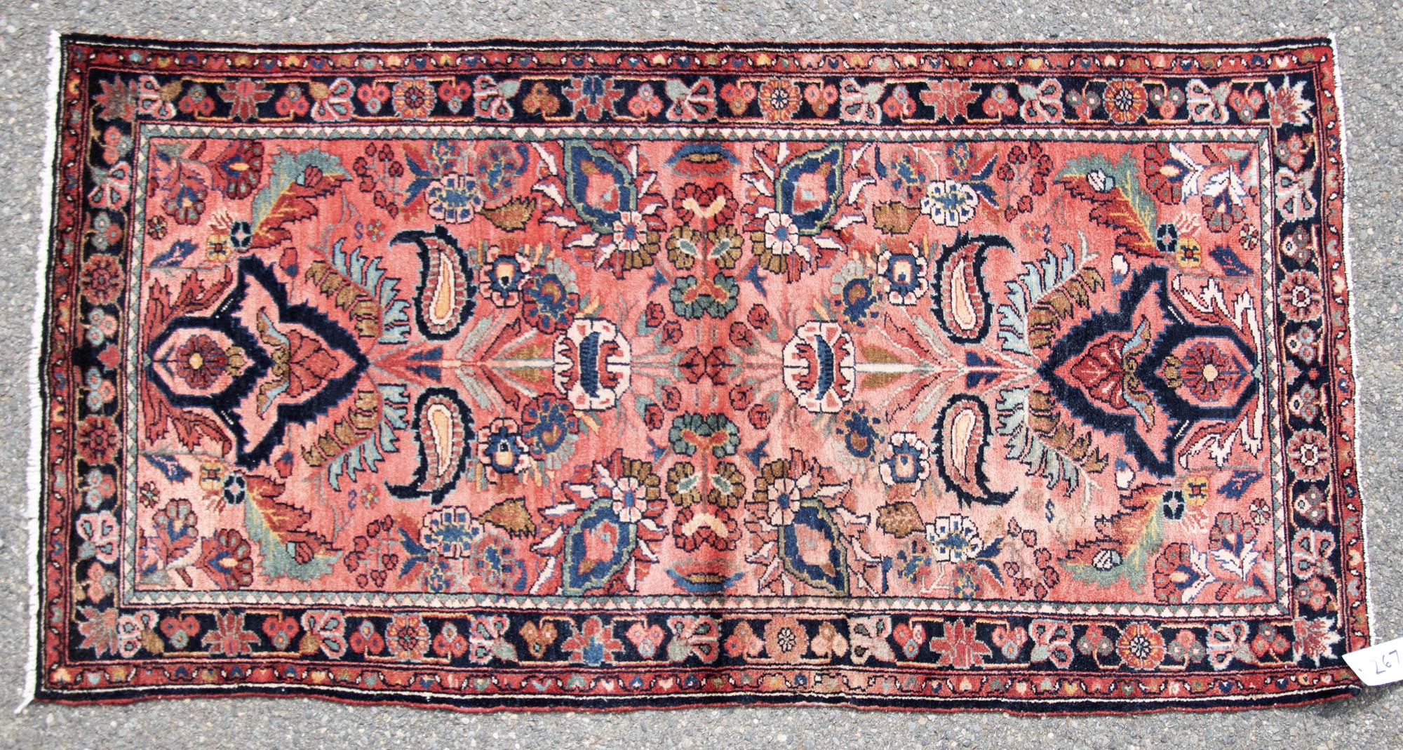 ANTIQUE ORIENTAL SCATTER RUG Ca  3ac8dc