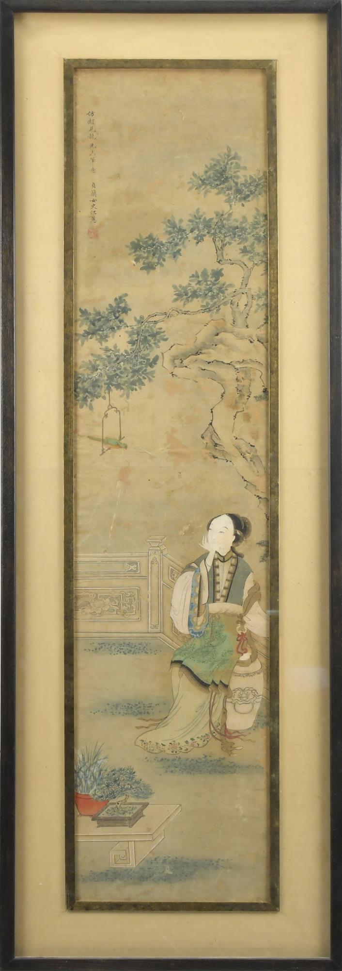SIGNED 18TH C CHINESE PAINTING  3ac8e8