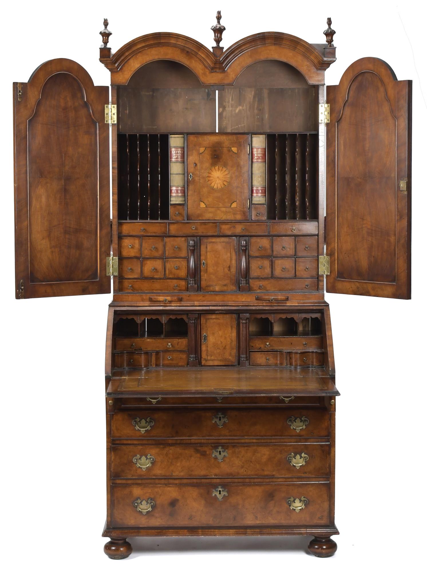 18TH C ENGLISH WALNUT SECRETARY  3ac902