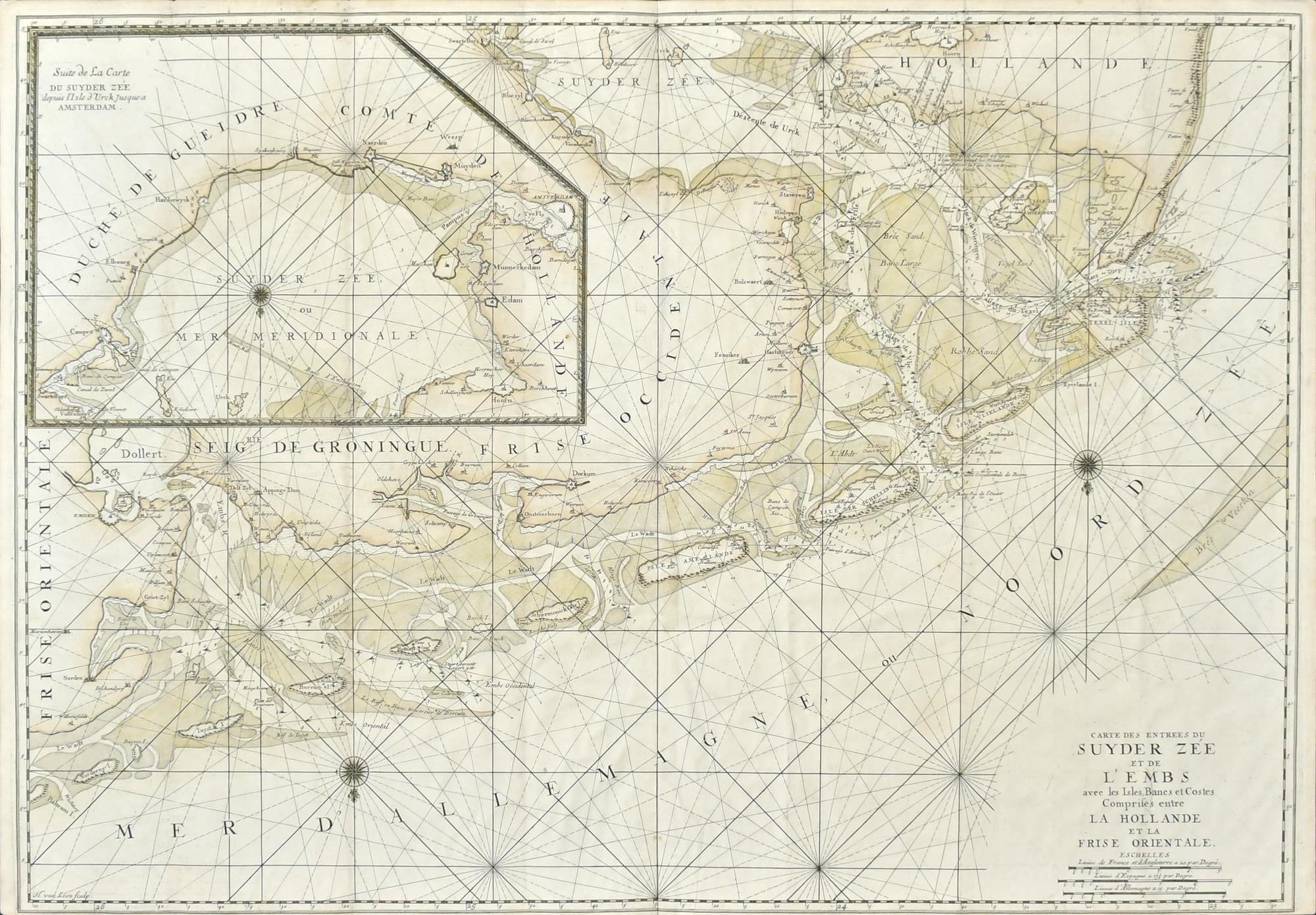 17TH C ZUIDERZEE SUITE DE LA CARTE 3ac950