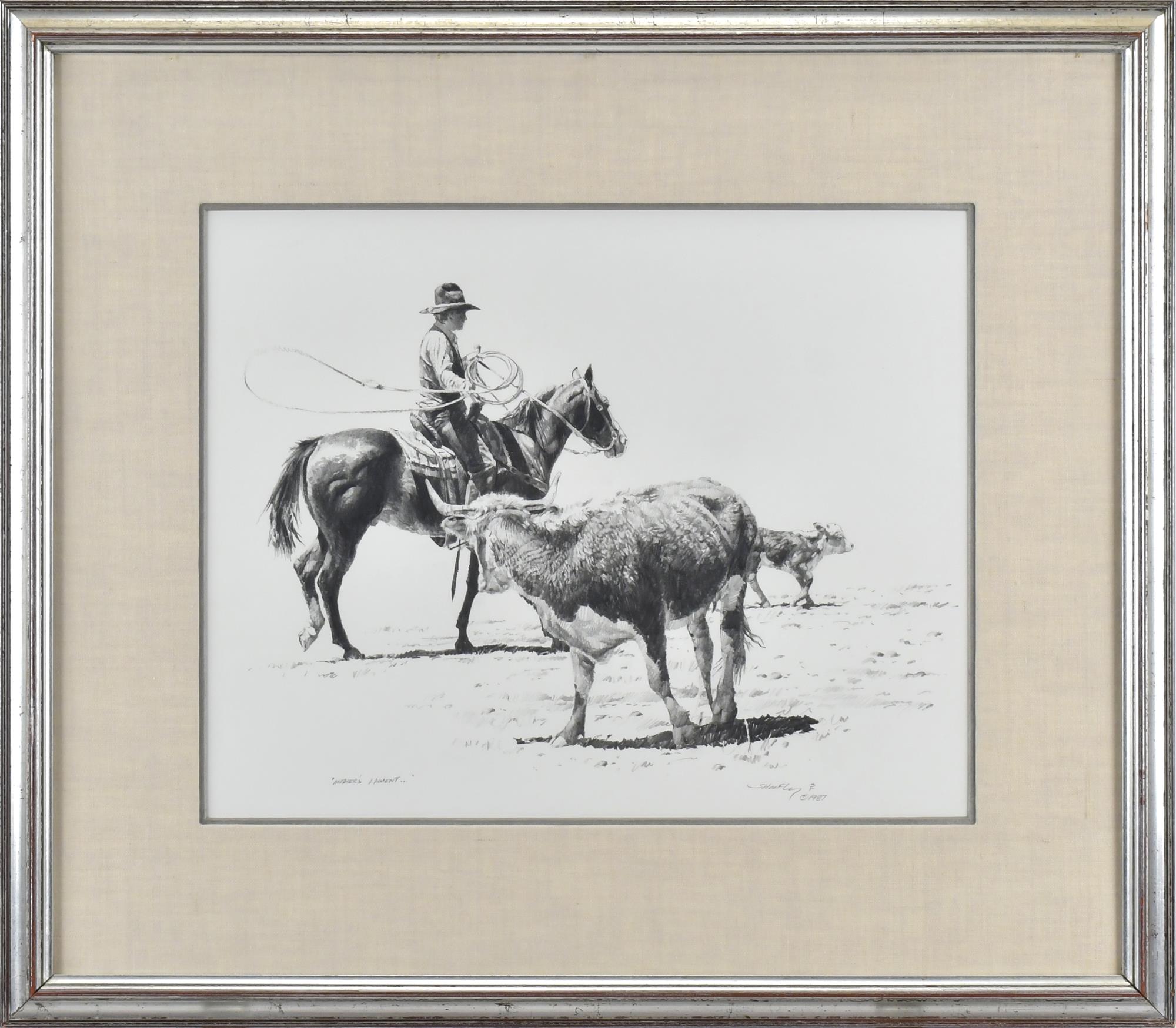 ROBERT SHOOFLY SHUFELT DRAWING  3ac960