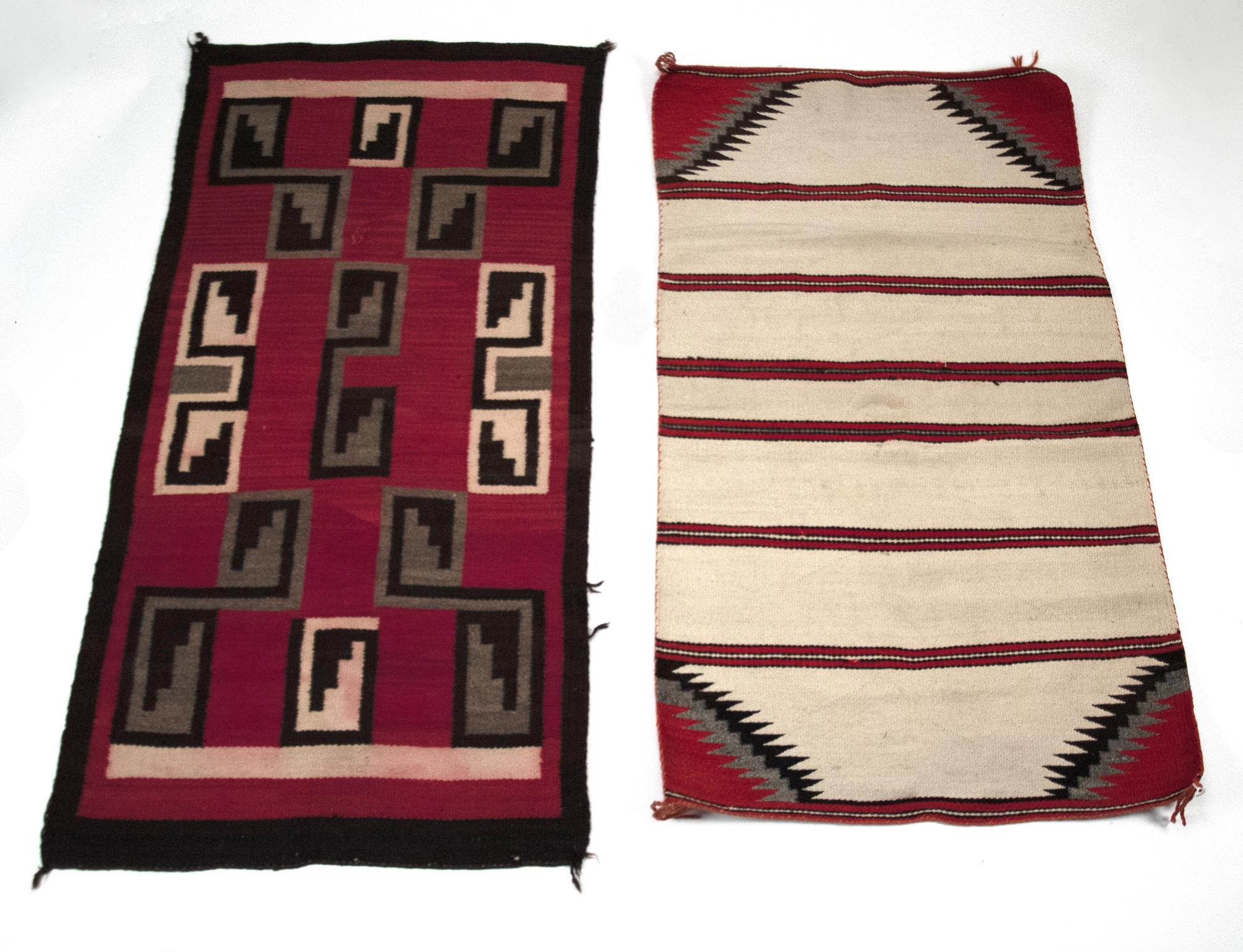 TWO EARLY 20TH C NAVAJO RUGS  3ac974