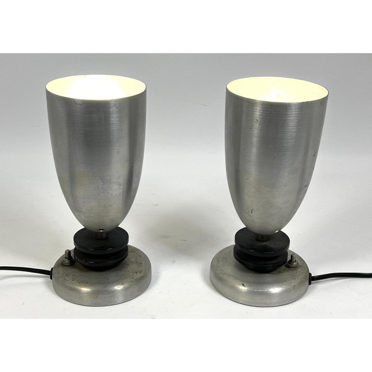 Pr brushed Aluminum Art Deco spotlights 3ac9d0