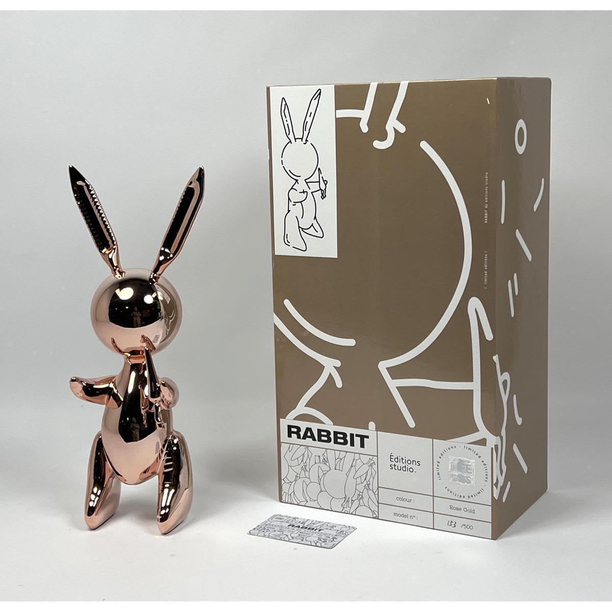 Edition studio rose gold rabbit