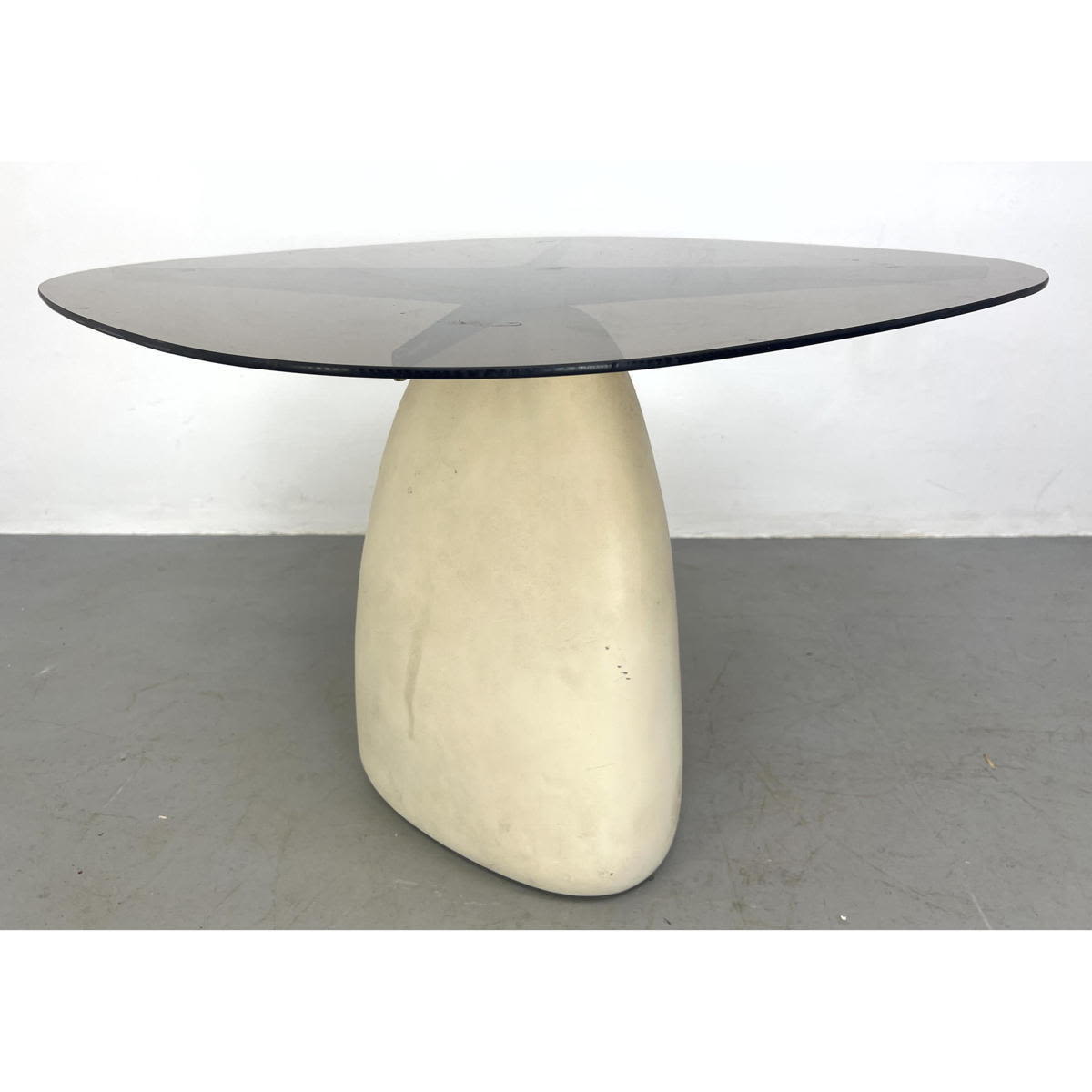 Heavy Rock Form Pedestal Dining Table