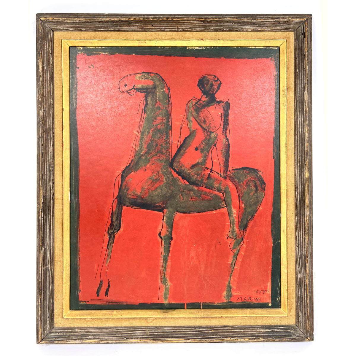 Marino Marini "The Rider" lithograph