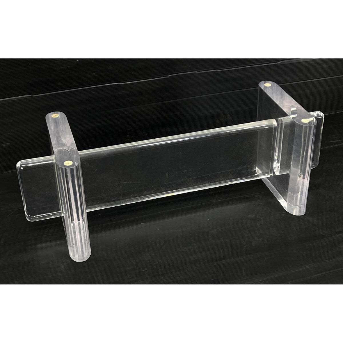 Heavy Thick Lucite Coffee Table