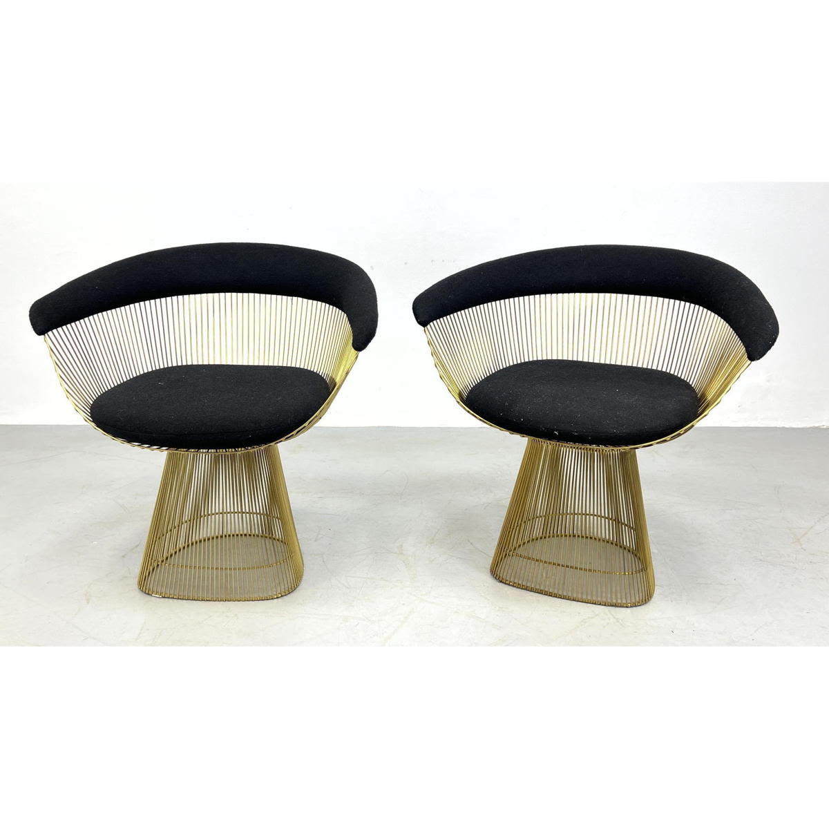 Pr Warren Platner style Brass Wire 3acafa