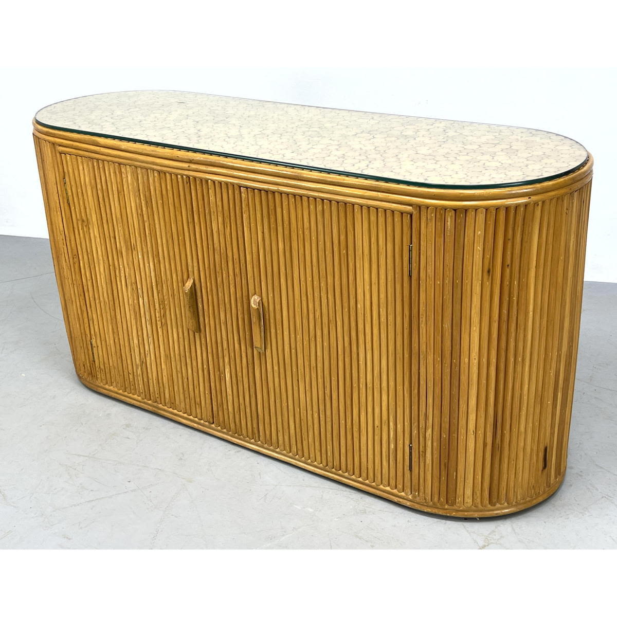 Miami Modern Bamboo Sideboard.