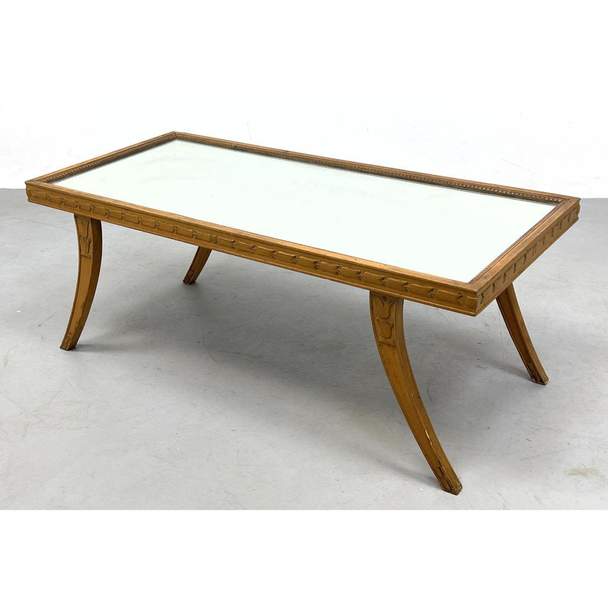 Decorative Mirror Top Coffee Table