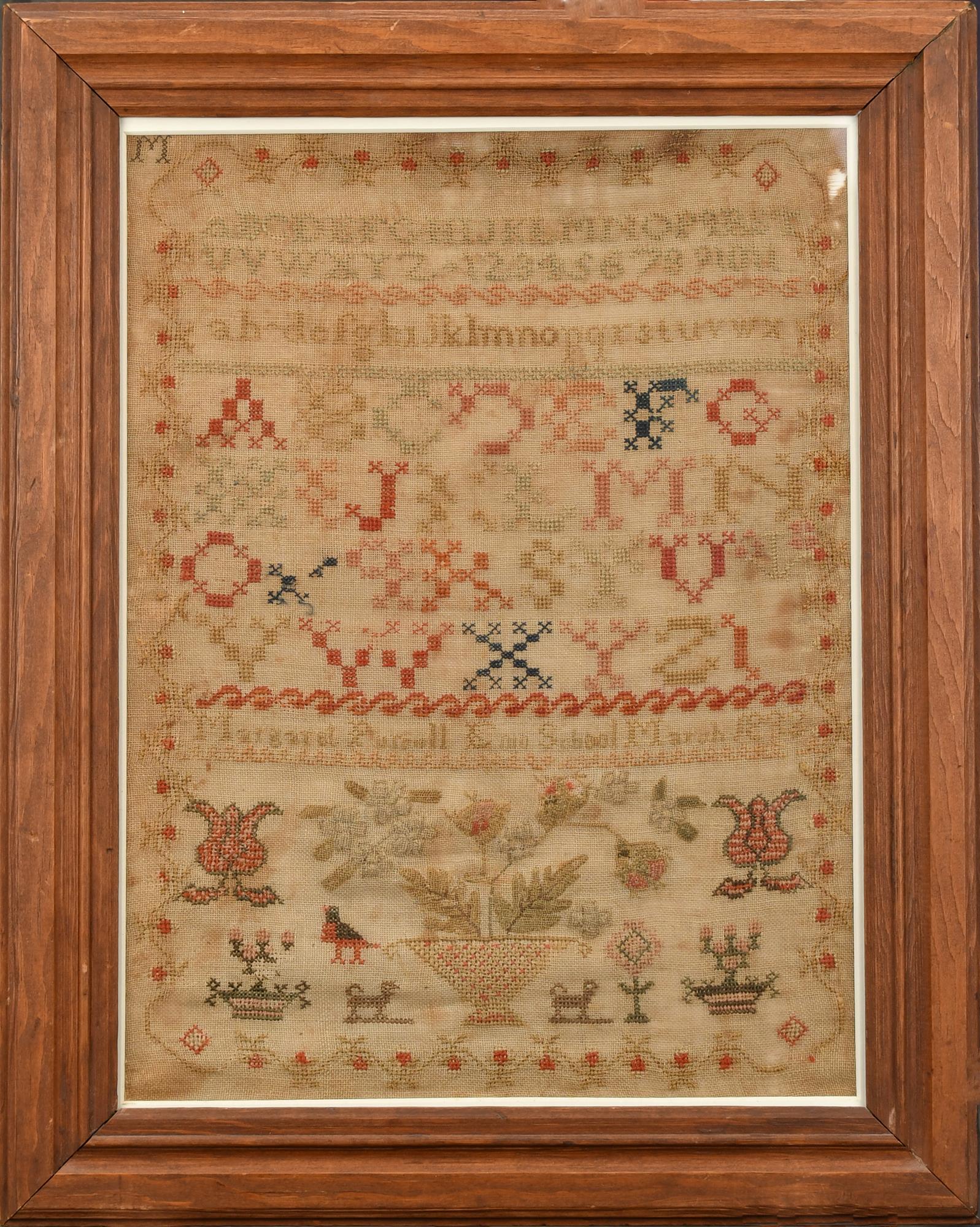 1832 ALPHANUMERIC SAMPLER, MARGARET